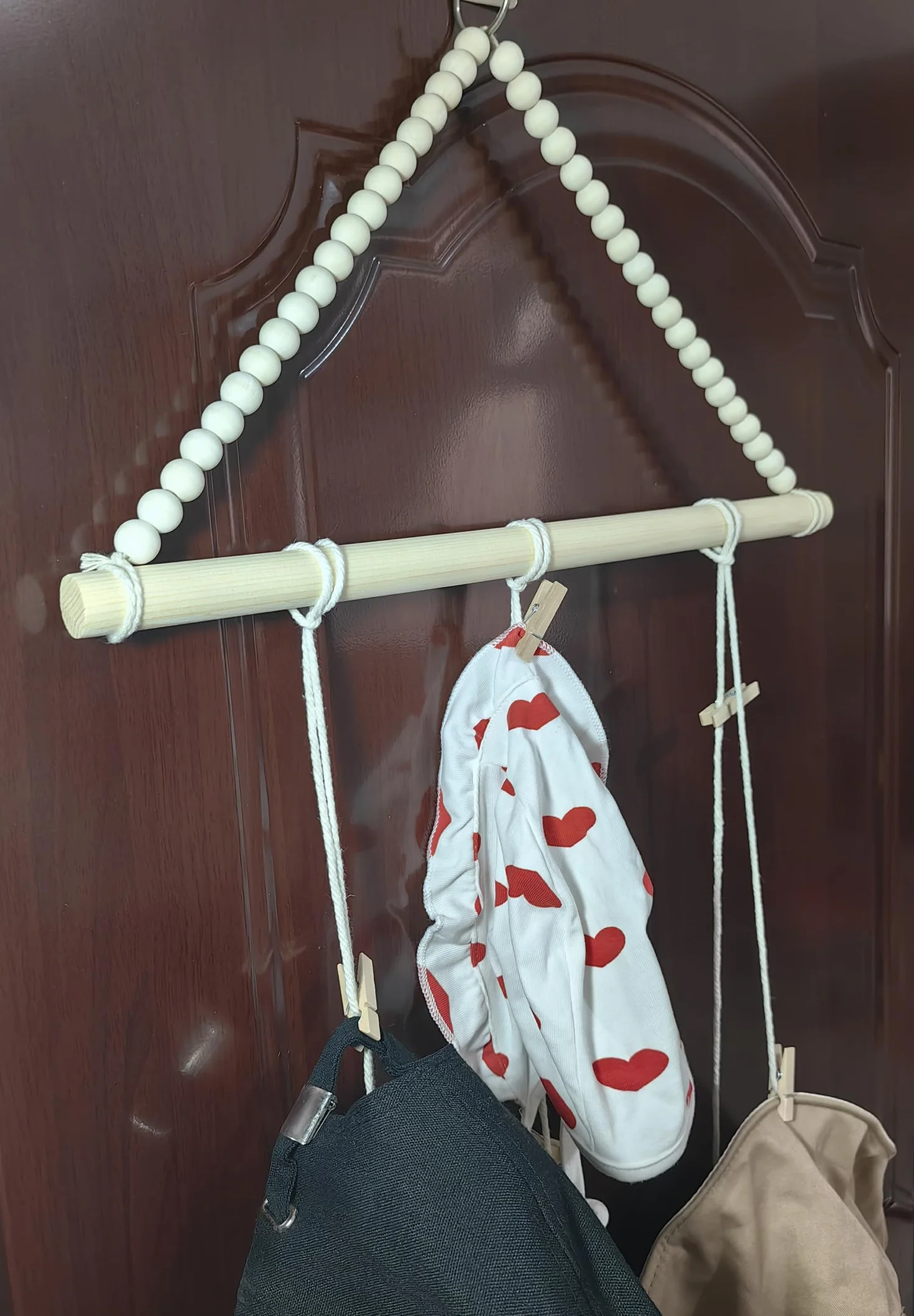 Hat Rack Storage Hanging Piece - 1 pezzo, Hang Multiple Hats, Bohemian Style, Può essere Posizionato Sulla Porta Della Stanza, Parete, Armadio, Adatto per lo Stoccaggio Camera da Letto.