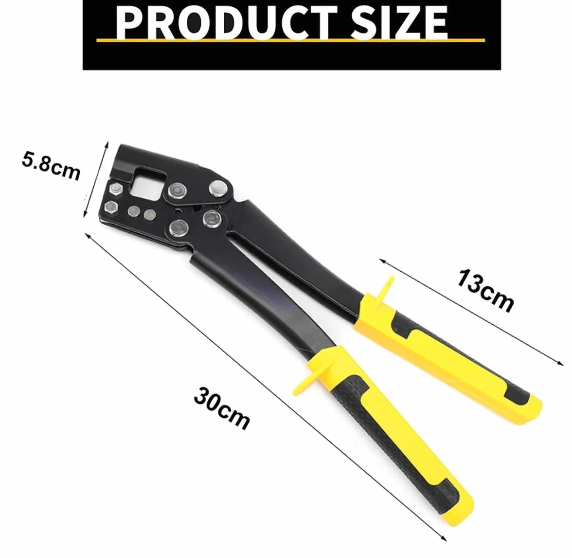 Pinza composita, pinza crimpatrice leggera in acciaio con manico per bulloni, pinza per cartongesso, per uffici, abitazioni, magazzini