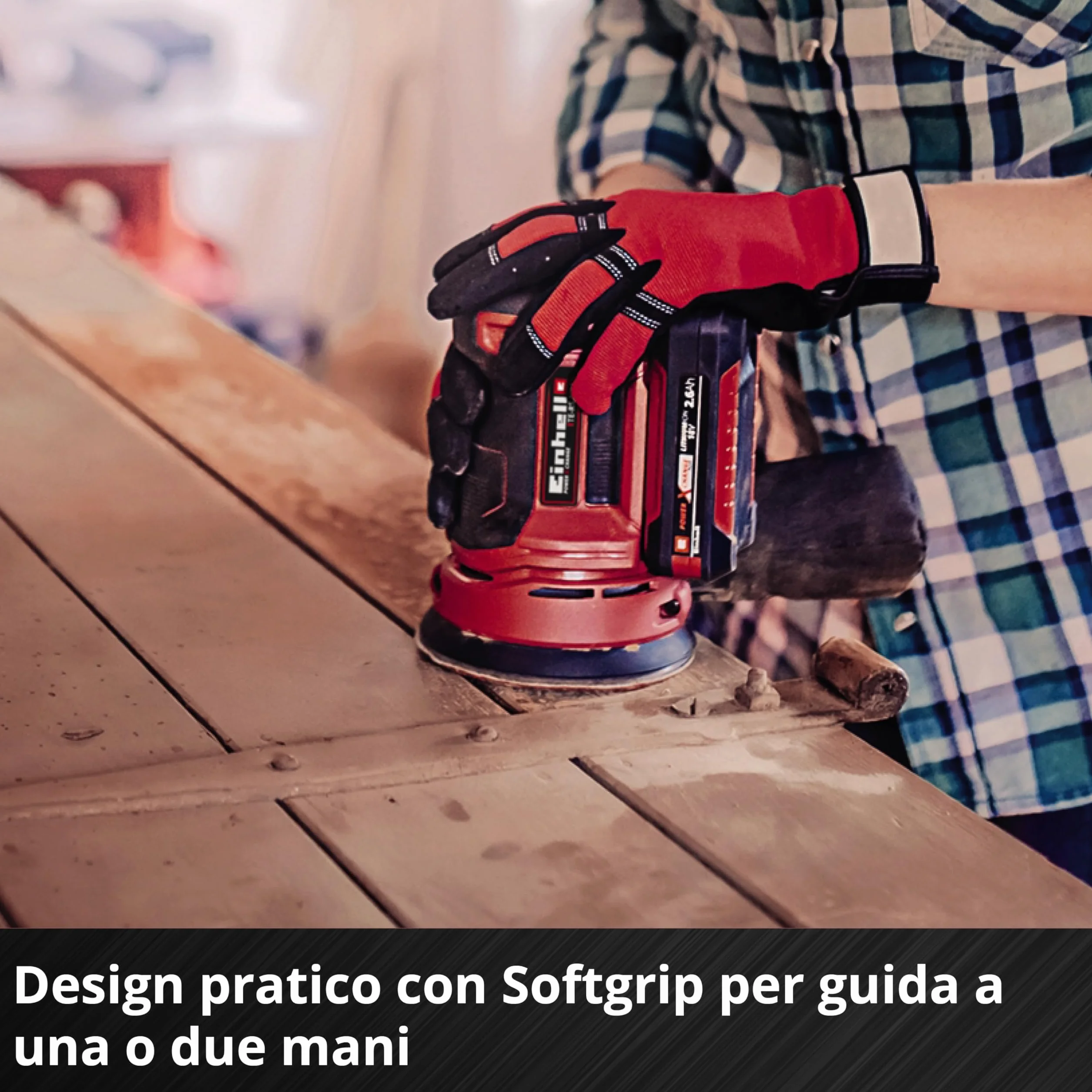 Einhell TE-RS 18 Li-Solo Levigatrice roto orbitale 18V Power X-Change 125 mm
