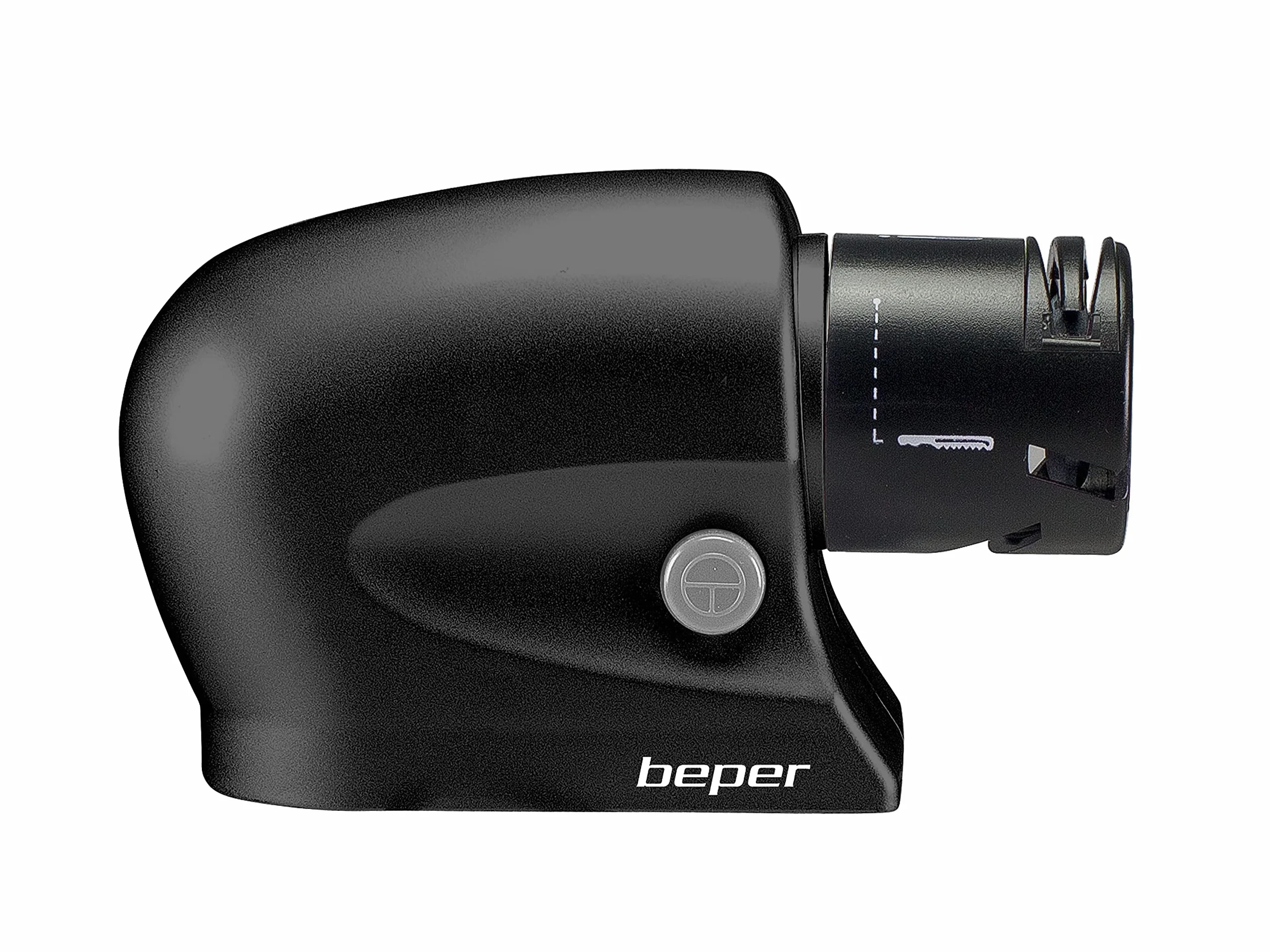 BEPER P102ACP001 Affilacoltelli elettrico 10W Lama Liscia Seghettata Pietra allumina Nero