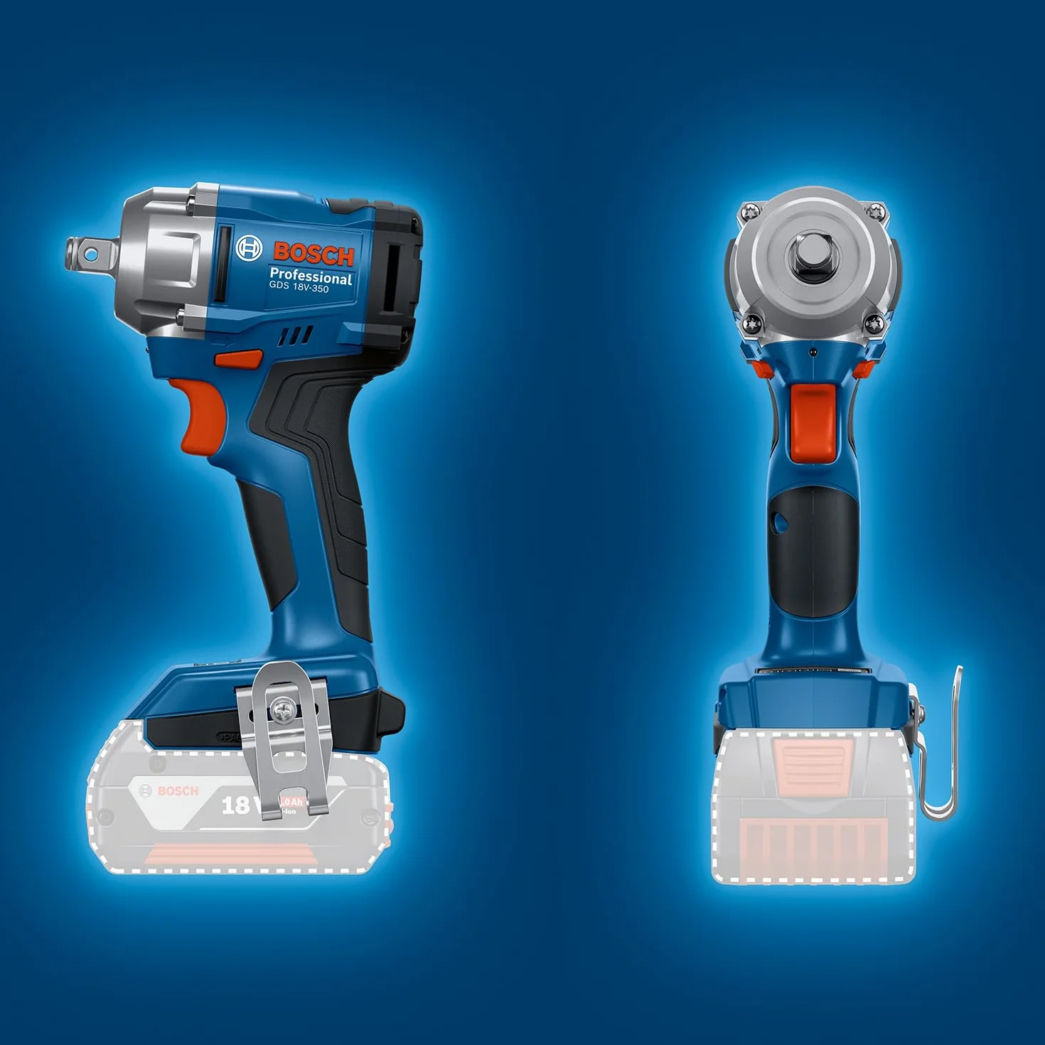Bosch Professional GDS 18V-350 Avvitatore a massa battente 18V System