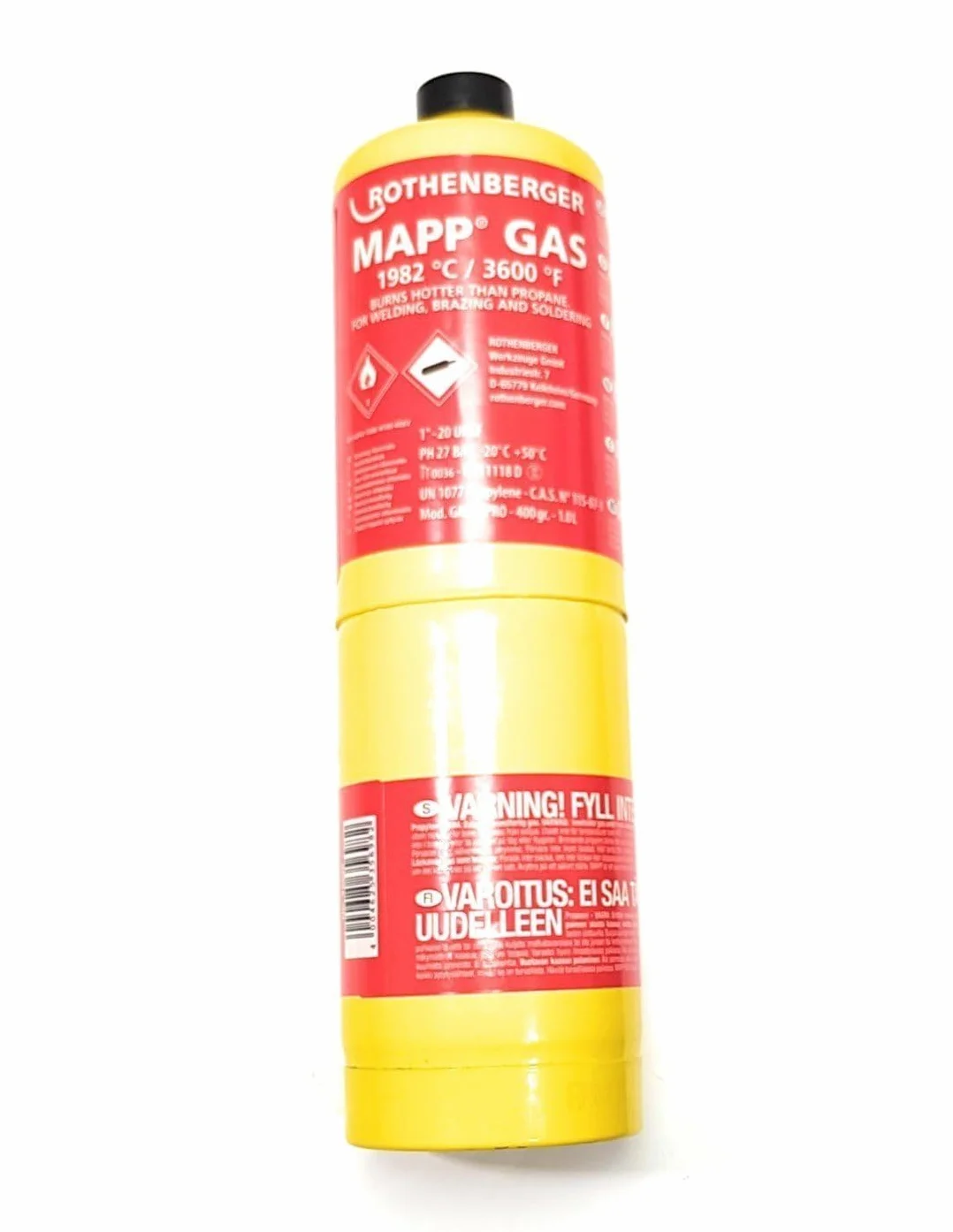 Rothenberger 35698 - Mapp,acero,1"-us,en conform (400g)