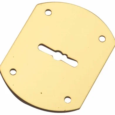 MOSTRINA PORTA BLINDATA A BOTTE 95223/B MOTTURA DM OTTONE MM 52X70