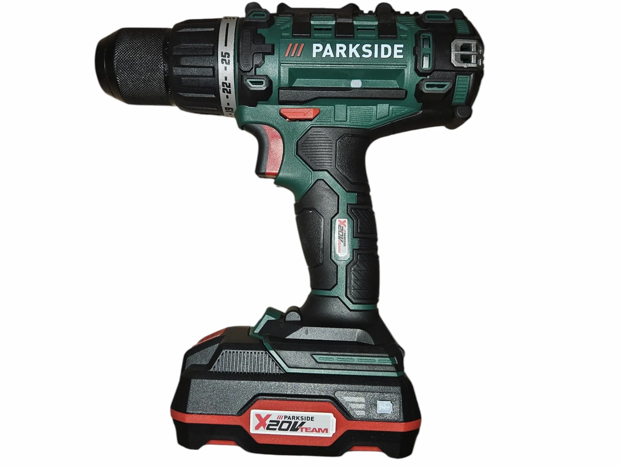 PARK SIDE Parkside PARKSIDE - Trapano avvitatore senza fili PABS 20-Li E6 con batteria e caricatore 20 V