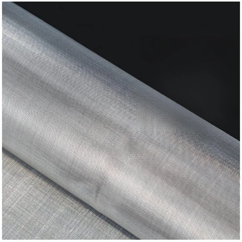 Rete in Acciaio Inossidabile 304-40 Maglie - Foro 0,5 Mm - Rete Metallica per Schermatura della Finestra - Non Arrugginisce Mai - Resistente al Calore (Argentato, 1x3m)