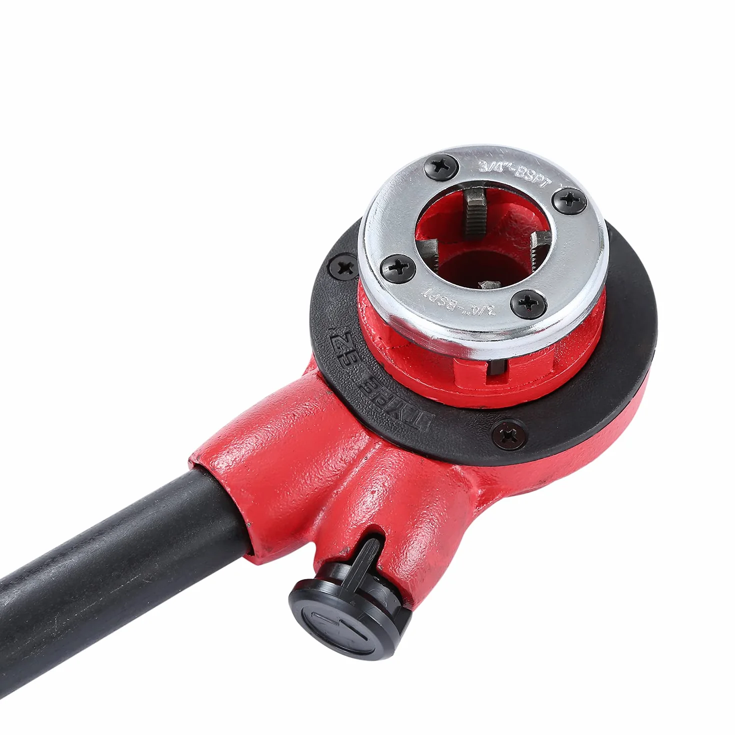 Kit di filettatura per tubi idraulici Set di filettatrici manuali in acciaio per idraulici con 4 filiere 1/2" 3/4" 1" 1-1/4". per l'installazione di tubazioni acqua e gas KATSÙ 318504
