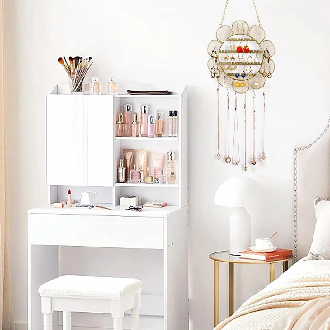 Supporto Da Parete per Orecchini Hanging Jewelry Holder Portaorecchini Organizzatore Appeso