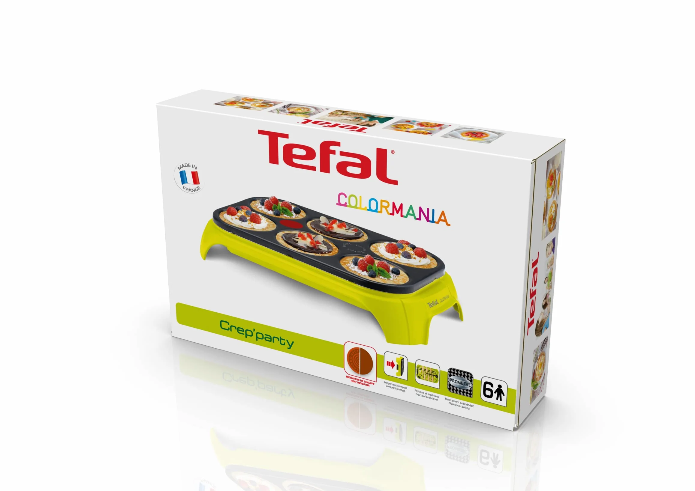 TEFAL PY559312 Crepiere electrique CrepParty Colormania