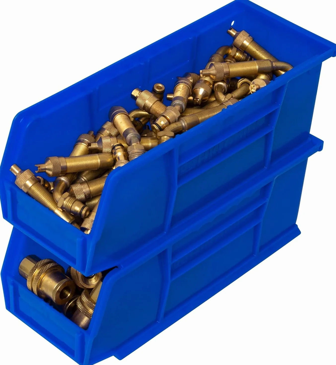 Akro-Mils 30224 AkroBins Plastic Storage Bins, Stackable, 27,6 cm x 10,5 cm x 10,2 cm, Blue, 12-Pack