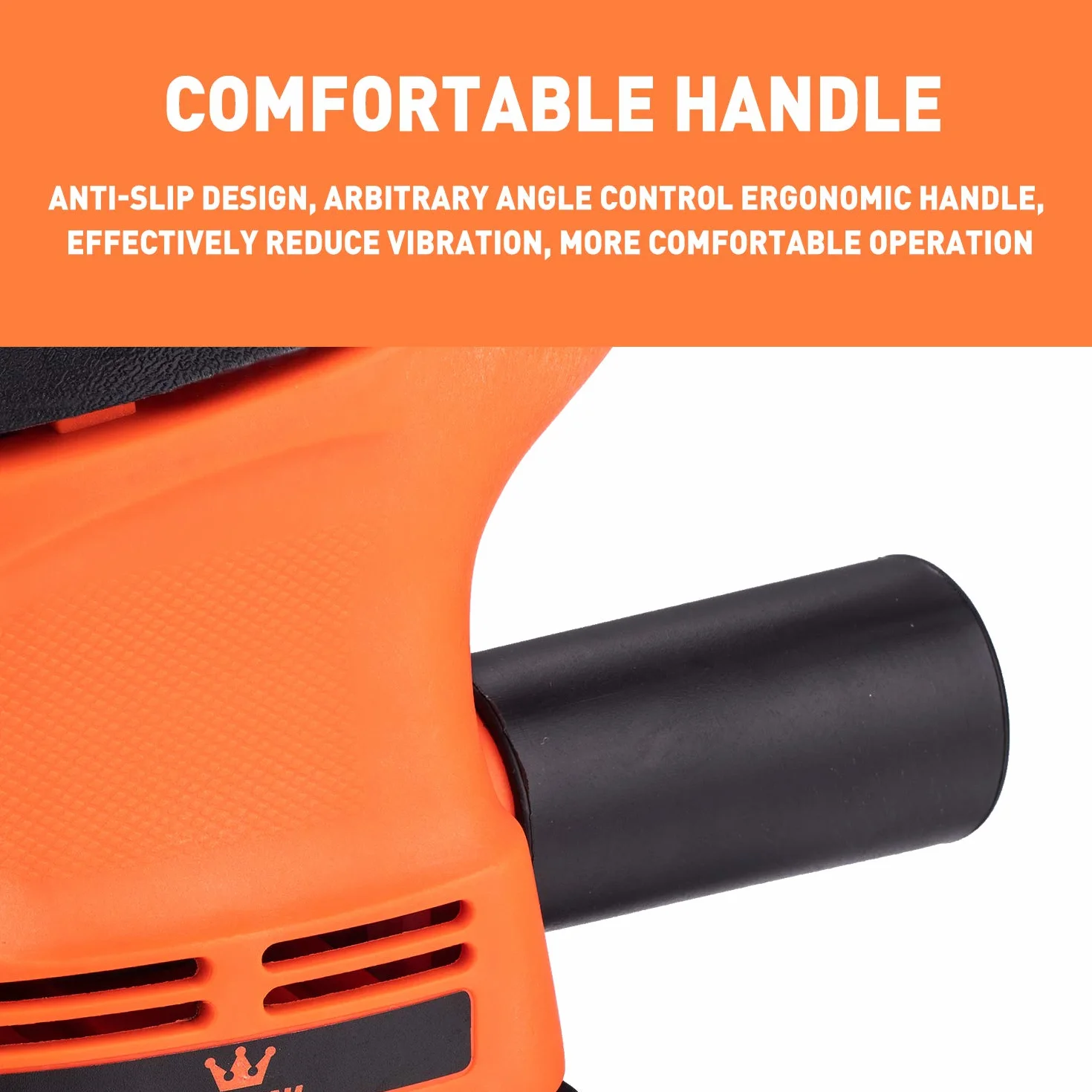 Topway Levigatrice Elettrica 105 W per Angoli con Aspirazione Polvere