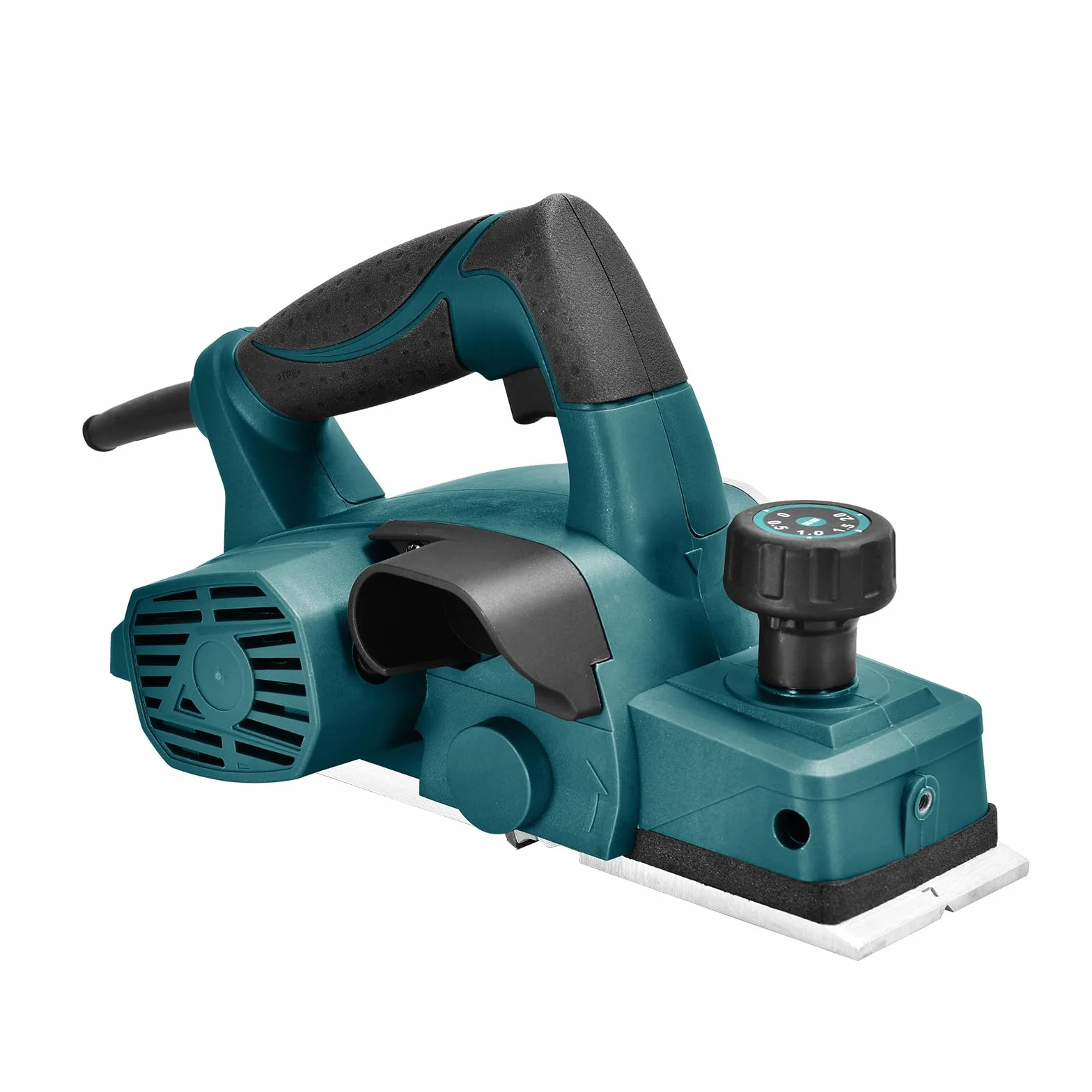 DNTI pialla elettrica per legno Tensione 220-240V Potenza 620 W Giri Min. 16000 Largh Pialla 82 Mm Profondità Asportazione 2 Mm Ideale per il fai da te e la lavorazione del legno 58215B