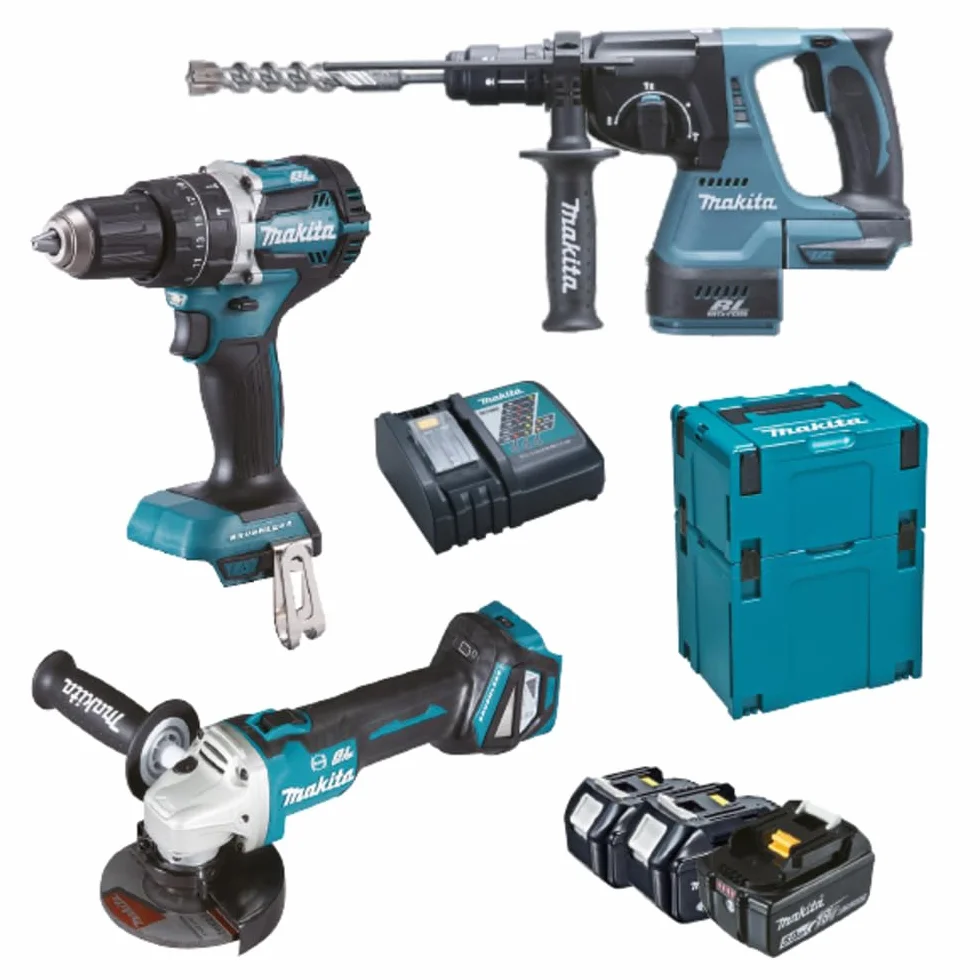Makita DLX3119TJ 18V 5Ah Set Elettroutensili
