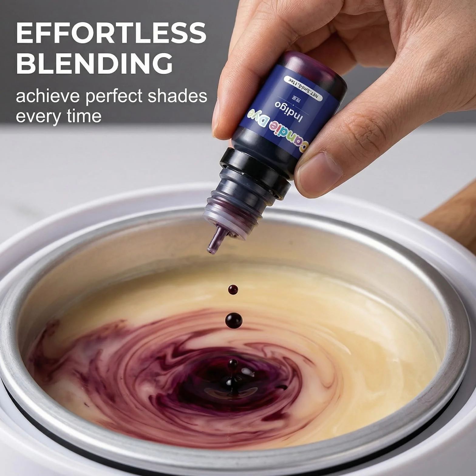 Set 9 Colori Pigmenti Liquidi per Candele Fai-da-Te (5ml), Coloranti Altamente Concentrati per Cera di Soia, Api, Palma e Gel, Mix di Tinte Classiche e Fluorescent