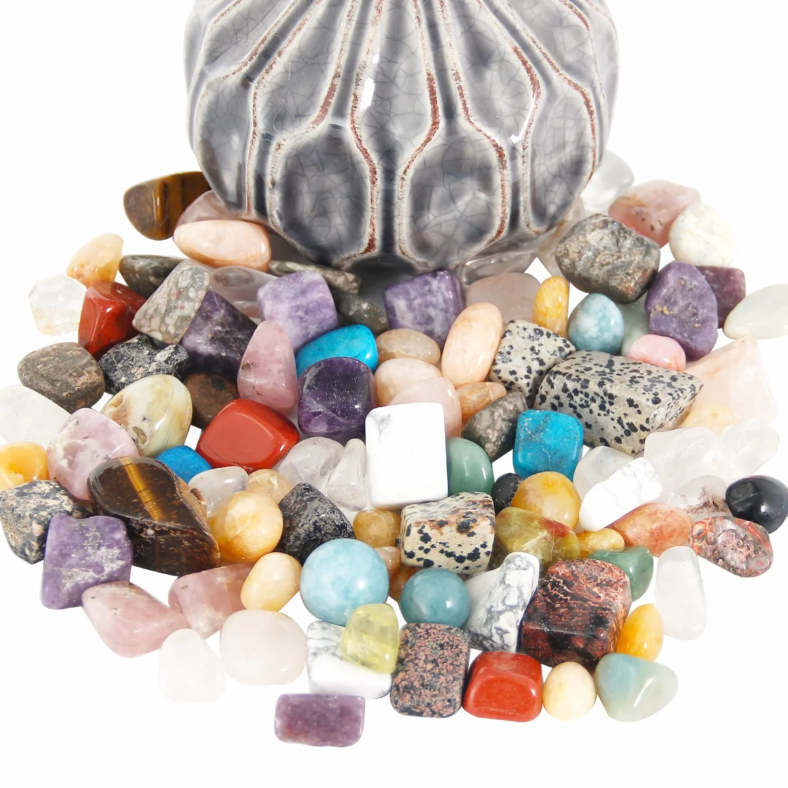Pietre di Cristallo Naturali Medie 500 g – Cristalli Lucidati per Reiki Guarigione Artigianale