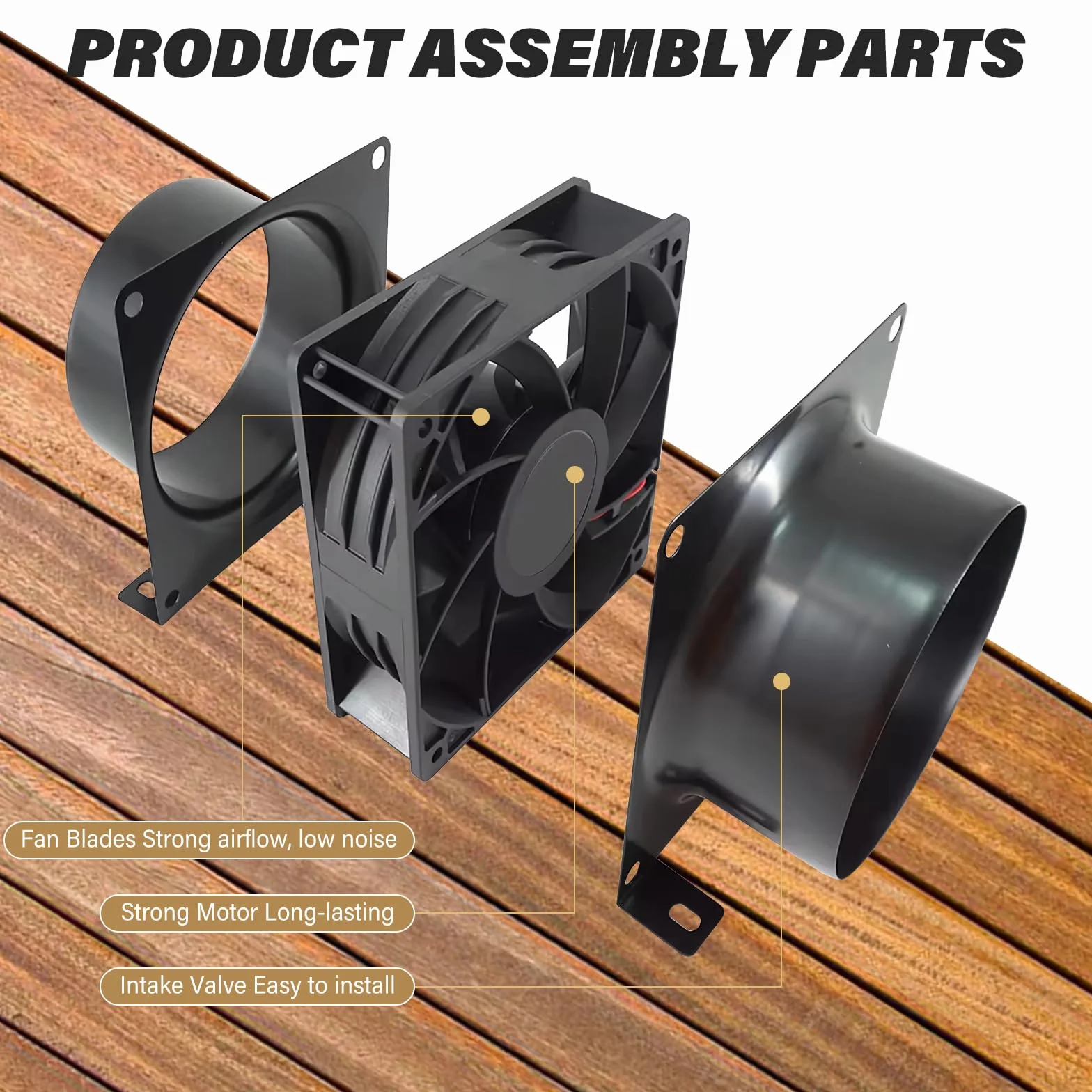 GOMETY Ventilatore tubolare da 100 mm, DC12 V, ventola assiale, 100 mm, con regolatore di velocità, ventola per tubi da 100 mm, rete silenziosa, adattatore per canale per serra, tenda da giardino