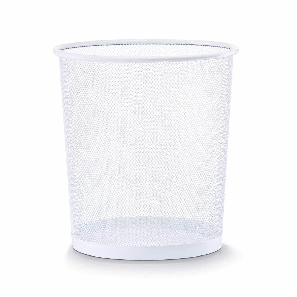 Zeller 17716 Cestino, Metallo, Bianco, 0.1x26x28 cm