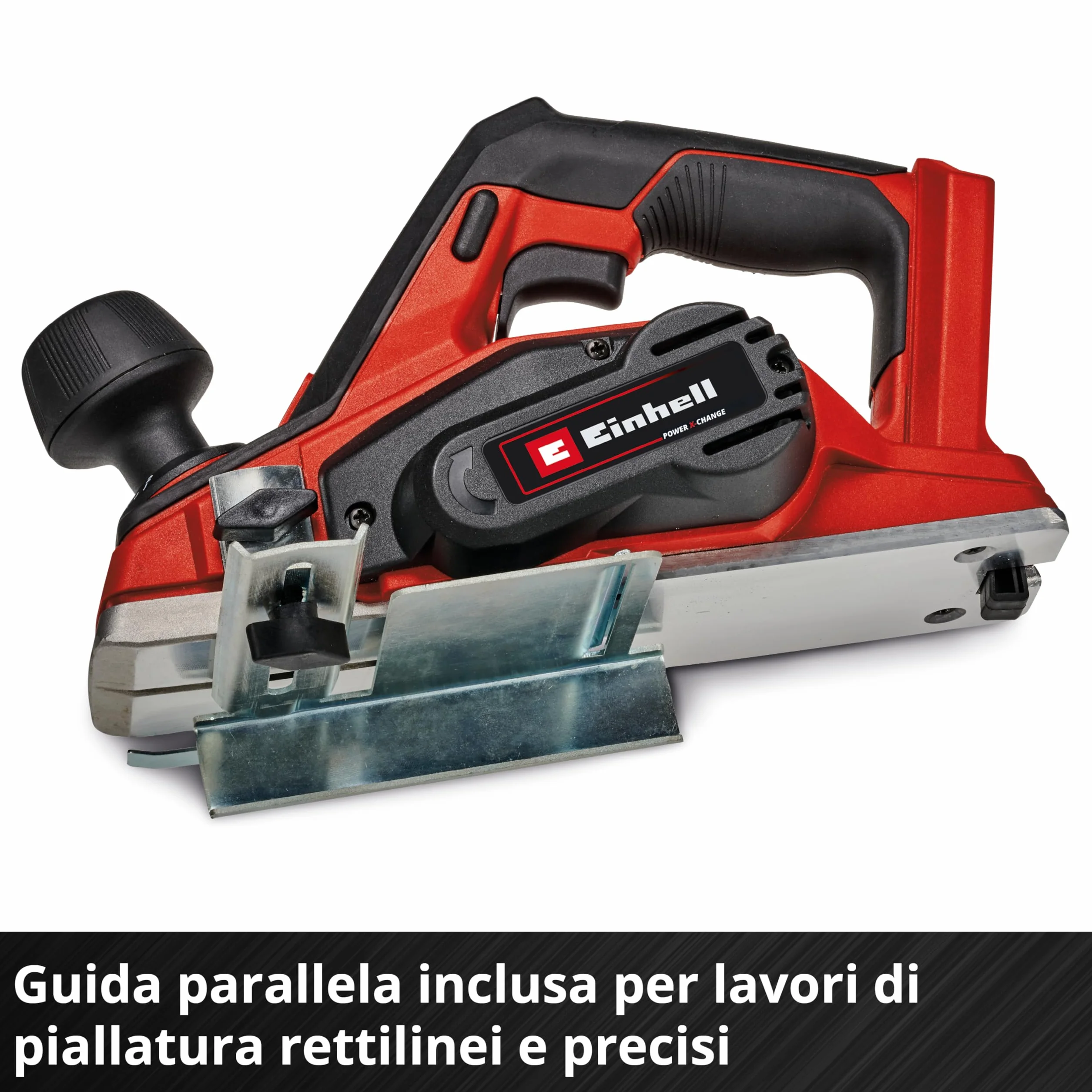 Einhell TE-PL 18/82 Li - Solo Pialletto a batteria Power X-Change (18 V, largh. Pialla 82 mm, profondità asportazione 2 mm, prof. Battuta 8 mm, senza batteria e caricabatteria)