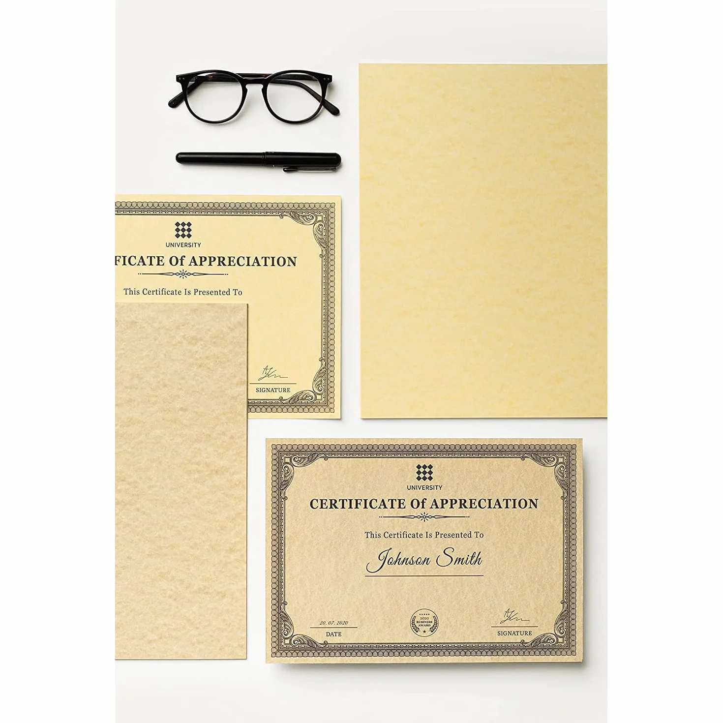 Favini A692084 Calligraphy Pergamena Liscio, 50 Fogli