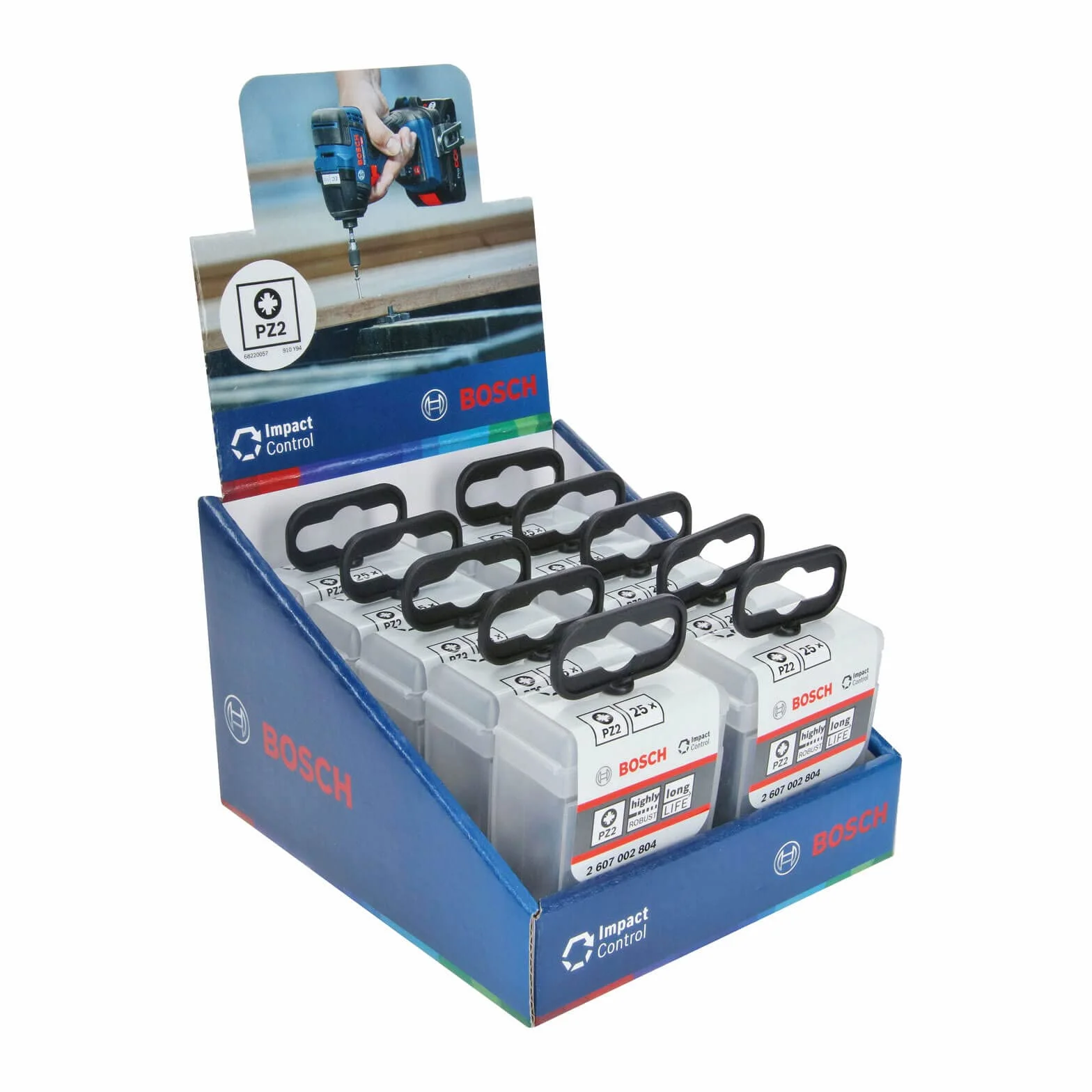 Bosch Atornillar impacto_Caja Tic-Tac 25 puntas Impact Pz2 25mm