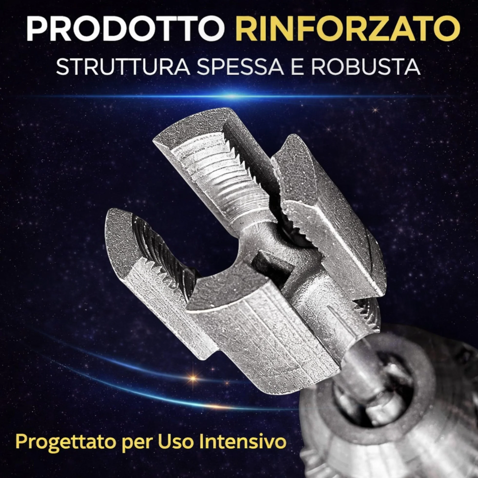 Topolenashop 2 Pezzi Filettatore PPR per Tubi Idraulici 1/2 e 3/4 Pollice – Attrezzo in Metallo per Filettatura Interna ed Esterna, Utilizzabile a Mano o con Trapano Elettrico 82289