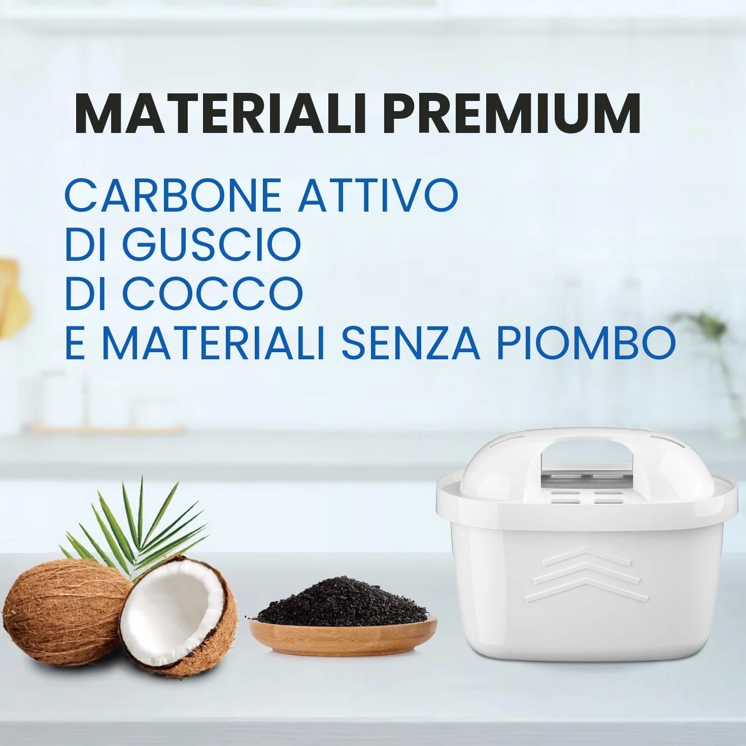 EVERSPRING Filtro per bollitore Compatibile Brita Maxtra+ Maxtra Plus Mavea Anna Duomax 6 pezzi