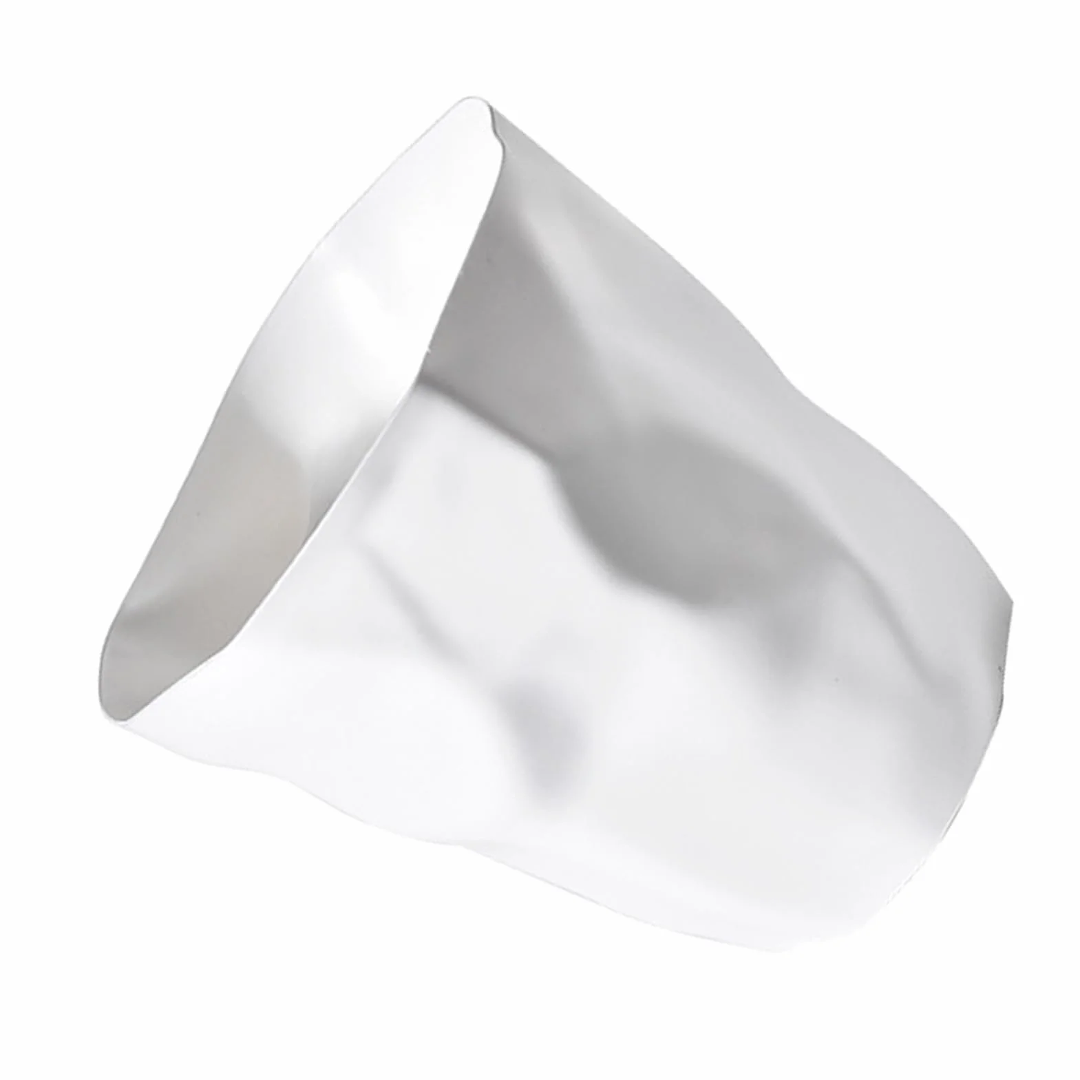 Cestino per Cestino di Carta Cesto di Carta, Nique Irregolare Cestino per Scarpa a Scarpa Piega (Bianco)