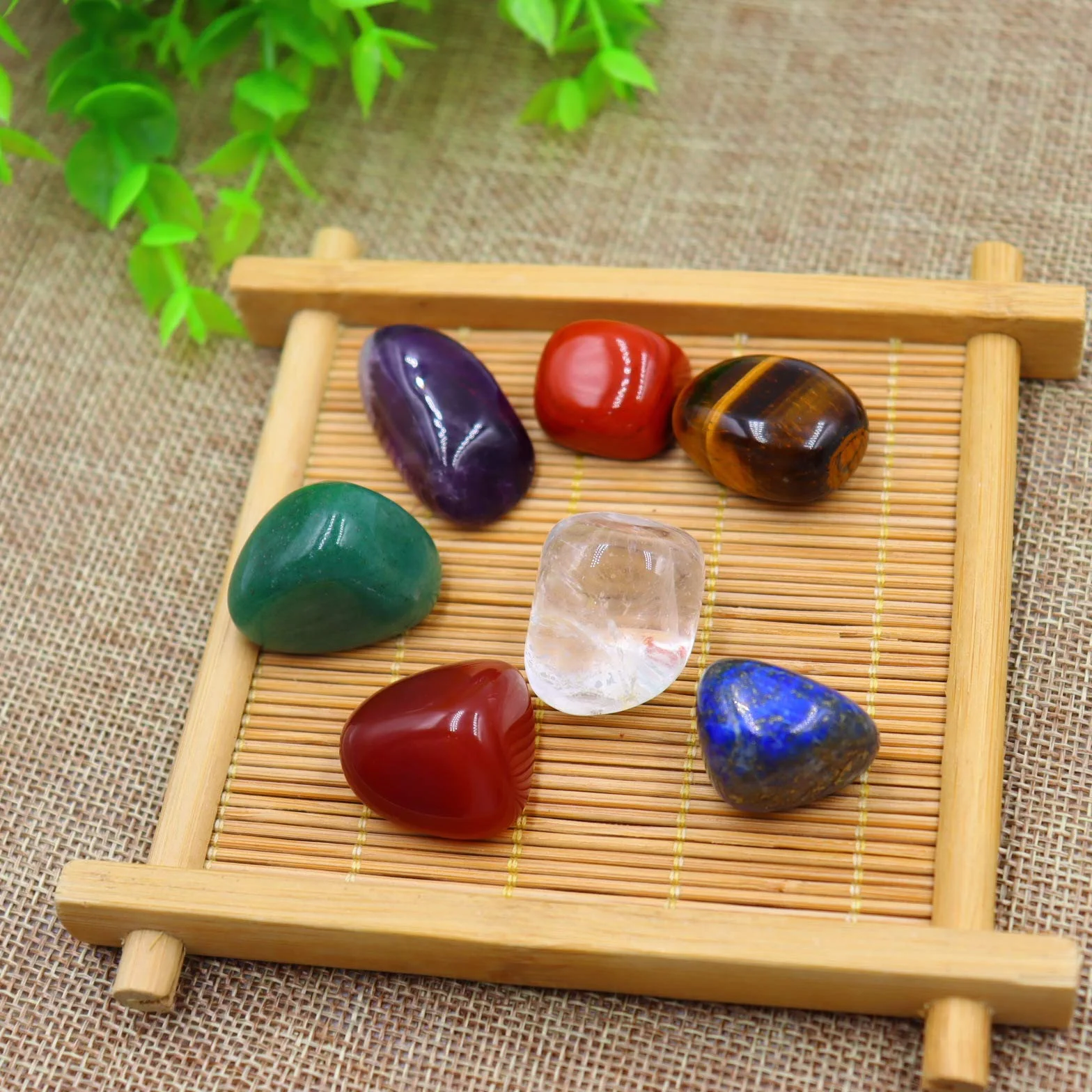 Pietra dei Chakra, Cristallo Curativo di Meditazione Reiki (7 set)