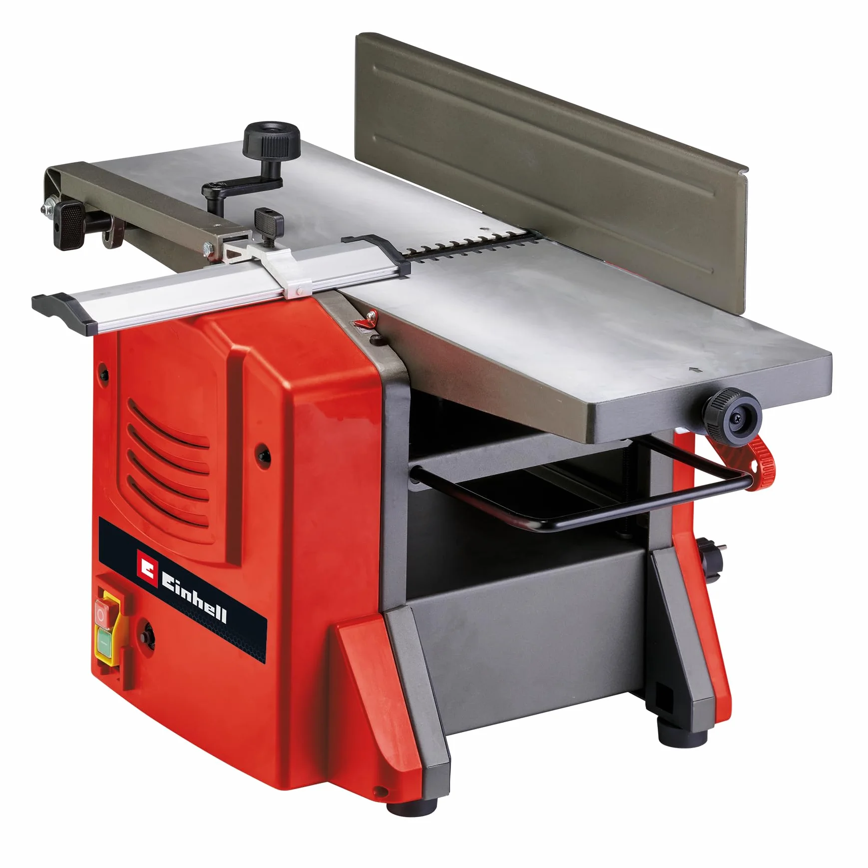 Einhell Pialla stazionaria TC-SP 204/2 (1500 W, 9000 min-1, larghezza pialla 204 mm, struttura stabile per la piallatura a spessore e la profilatura, staffa di erogazione estraibile)
