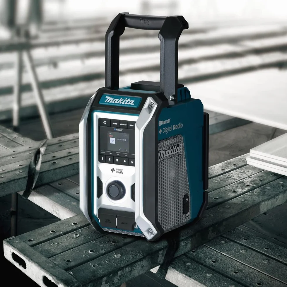 Makita DMR115 - Radio da cantiere, 12 a 18 V, Li-Ion + 1 x BL1850B
