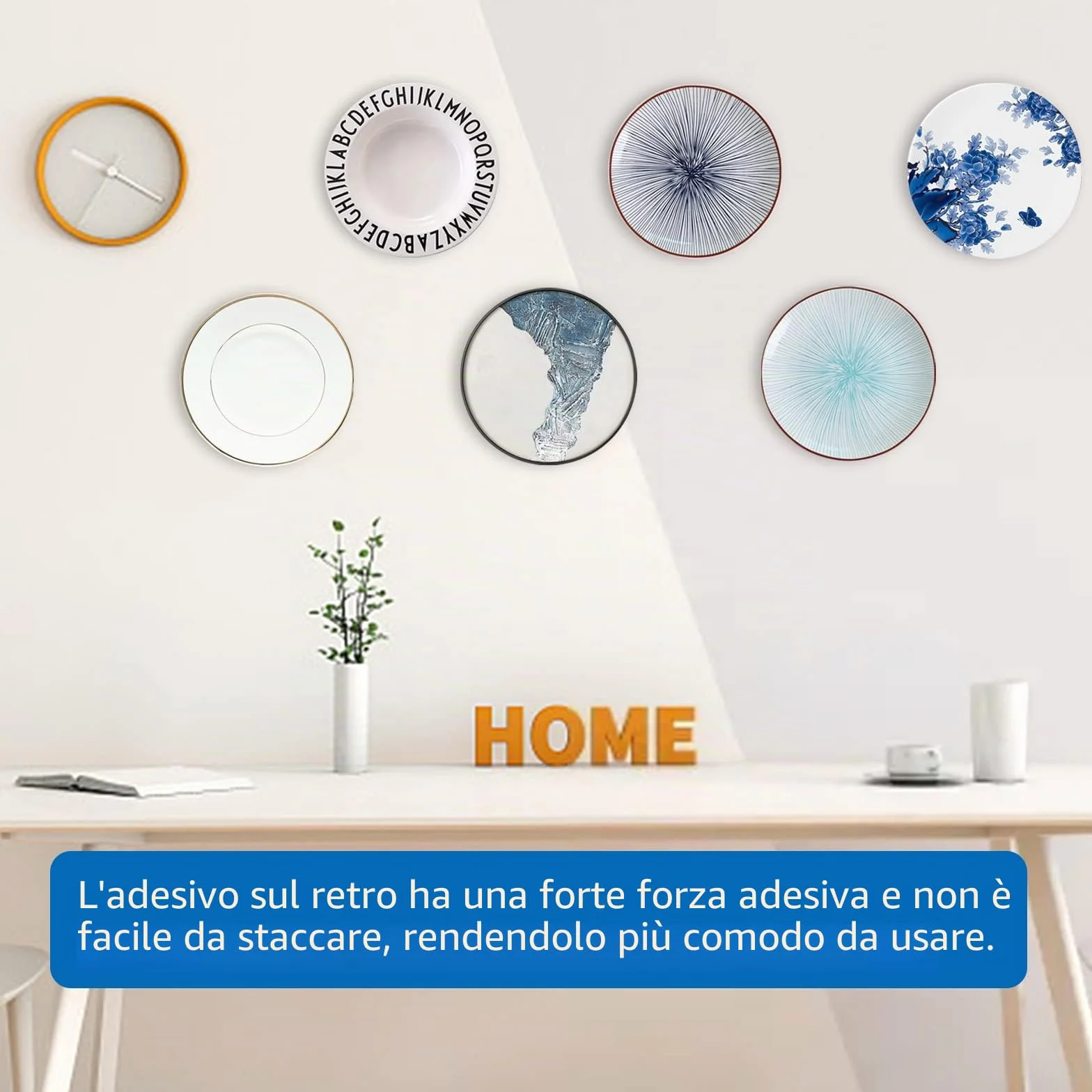 CONNECTION 50 PCS Ganci Adesivi Invisibili per Quadri 2CM Appendini Piatti da Parete Supporti Verticali Bagno Cucina