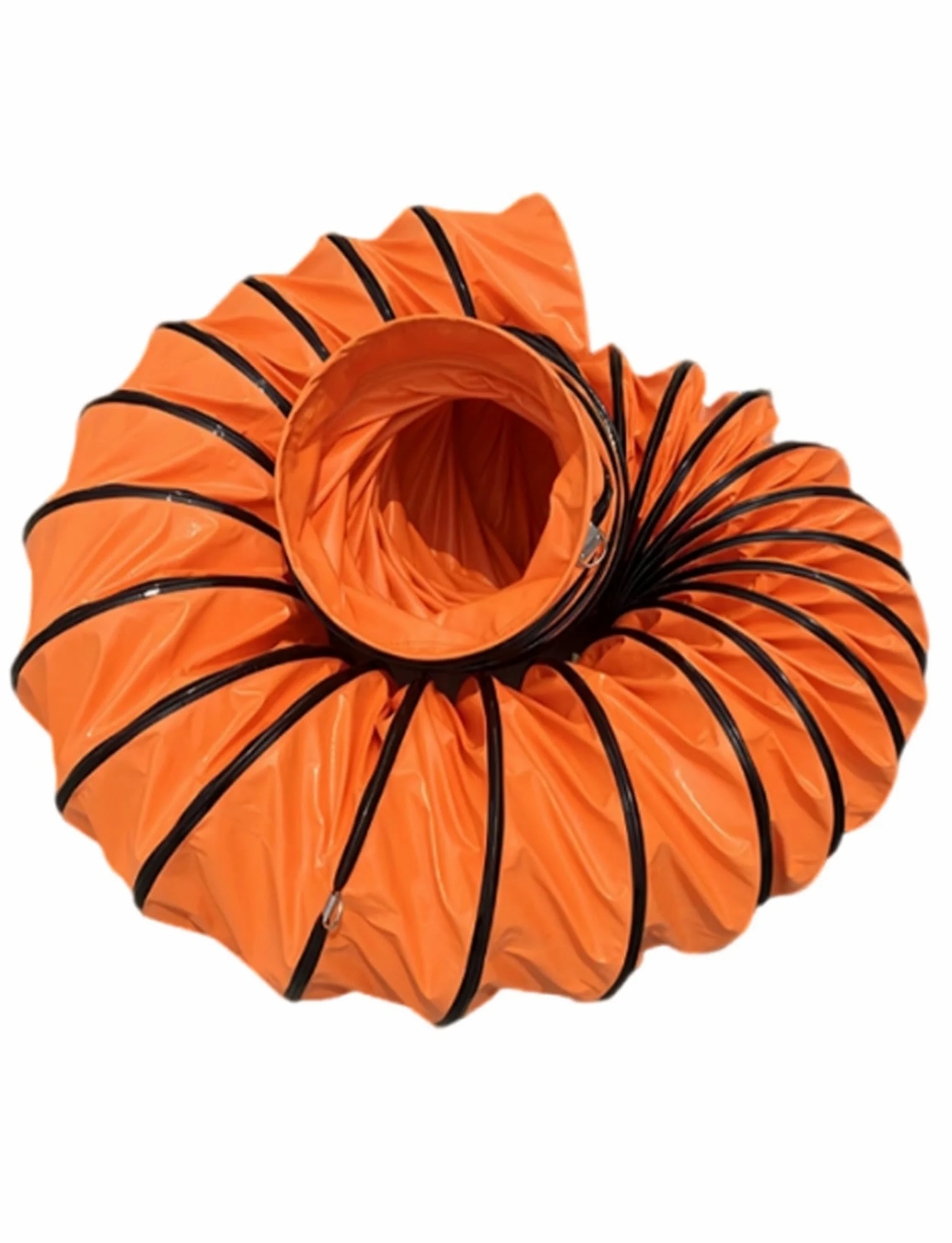 Tubo Flessibile in PVC, Ignifugo, per Condotti di Ventilazione, con Corda Regolabile E Anello A D, Facile da Riporre (200 Mm X 3 Metri)