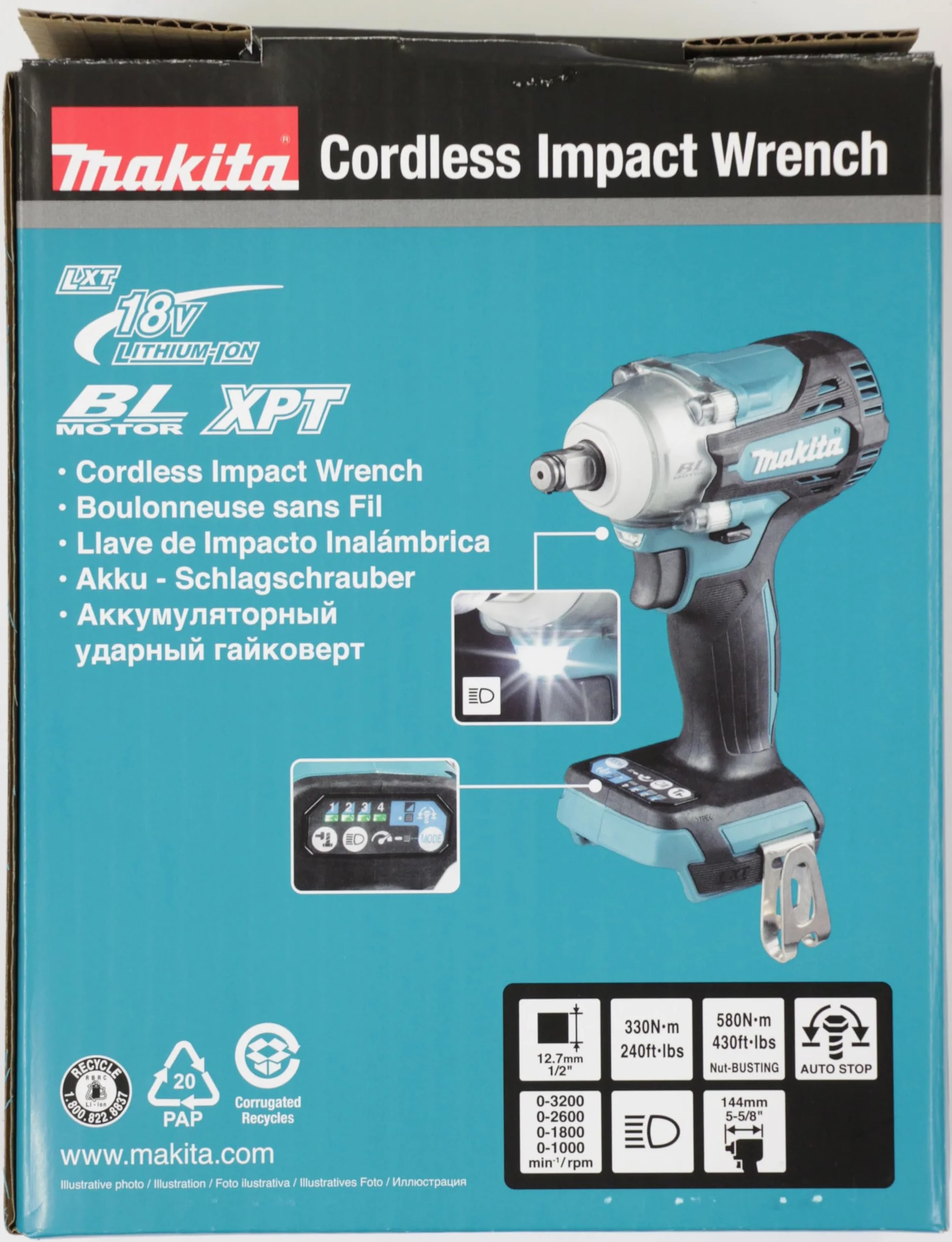 Makita DTW300Z Cordless Impact Wrench 18V