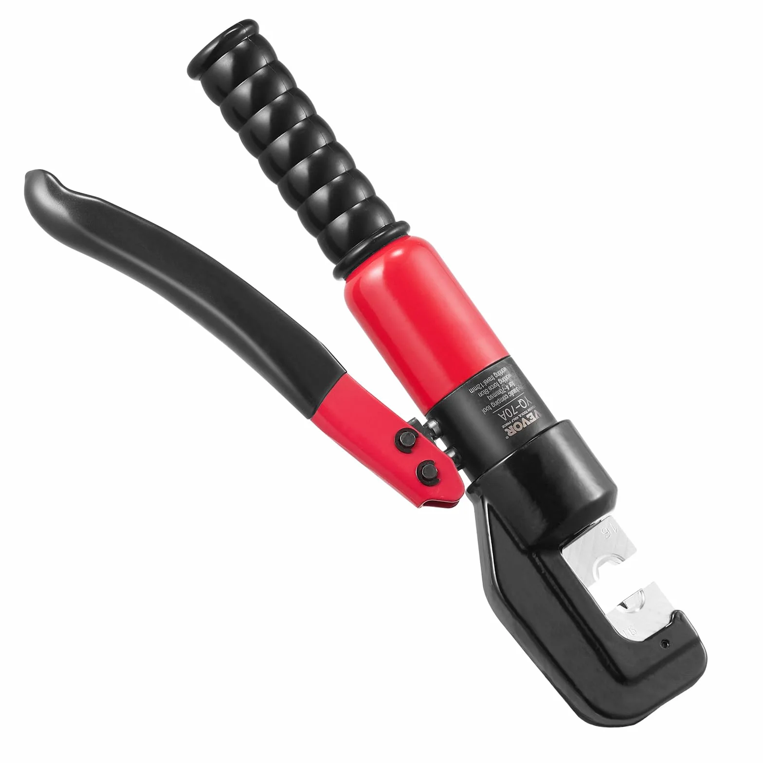 VEVOR Pinza Crimpatrice Idraulica 4-70 mm² Pinza a Crimpare Idraulica Capicorda per Terminali in Alluminio Rame AWG12-2/0 Accessori Inclusi in Valigetta Portatile, Set di Pinza di Crimpaggio per Cavi