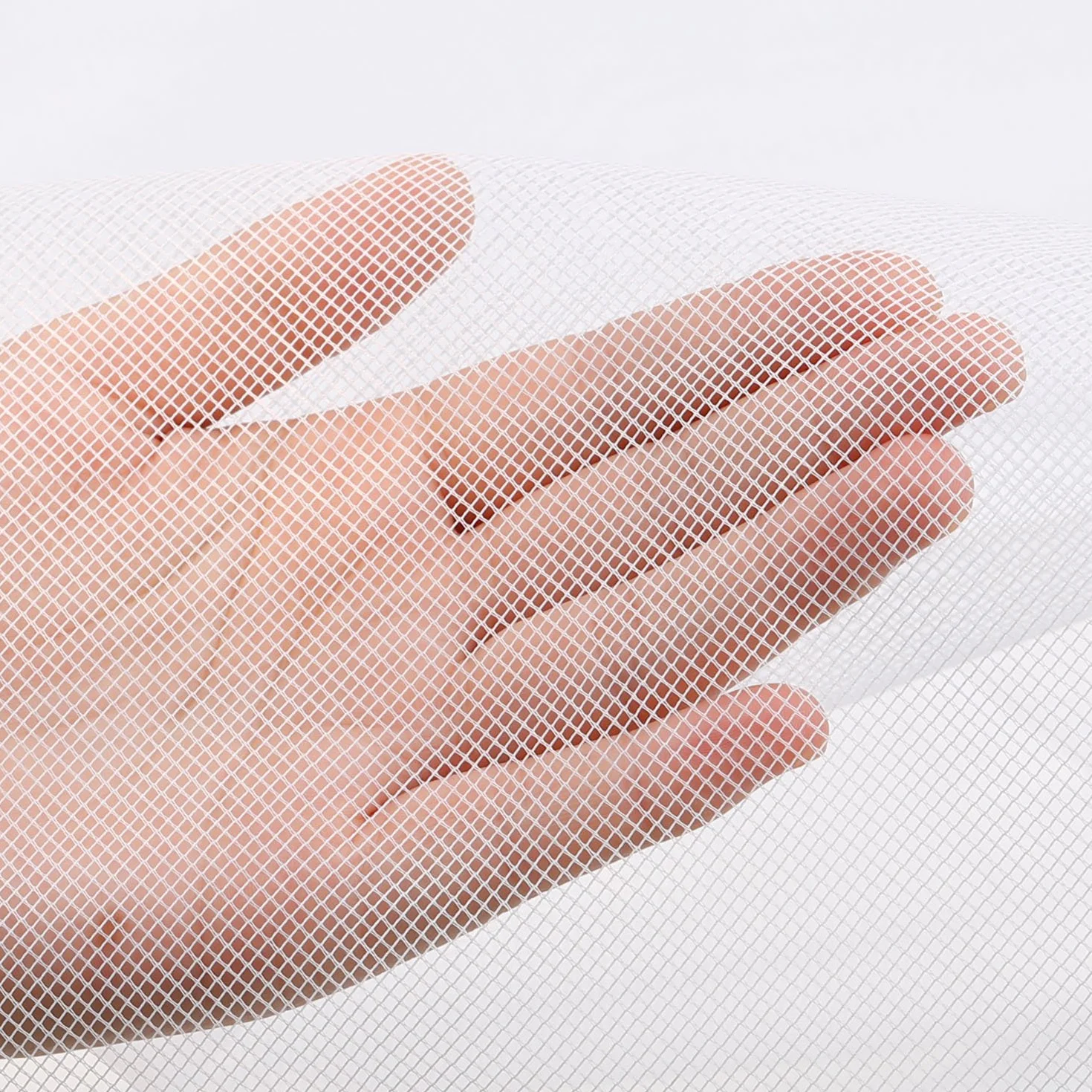 MYCARBON Zanzariera per Finestra 150x180cm Regolabile a Piacere Autoadesivo Chiusura a Strappo Rete Anti-Insetti Zanzariera Finestra(1 Pezzo Bianco)