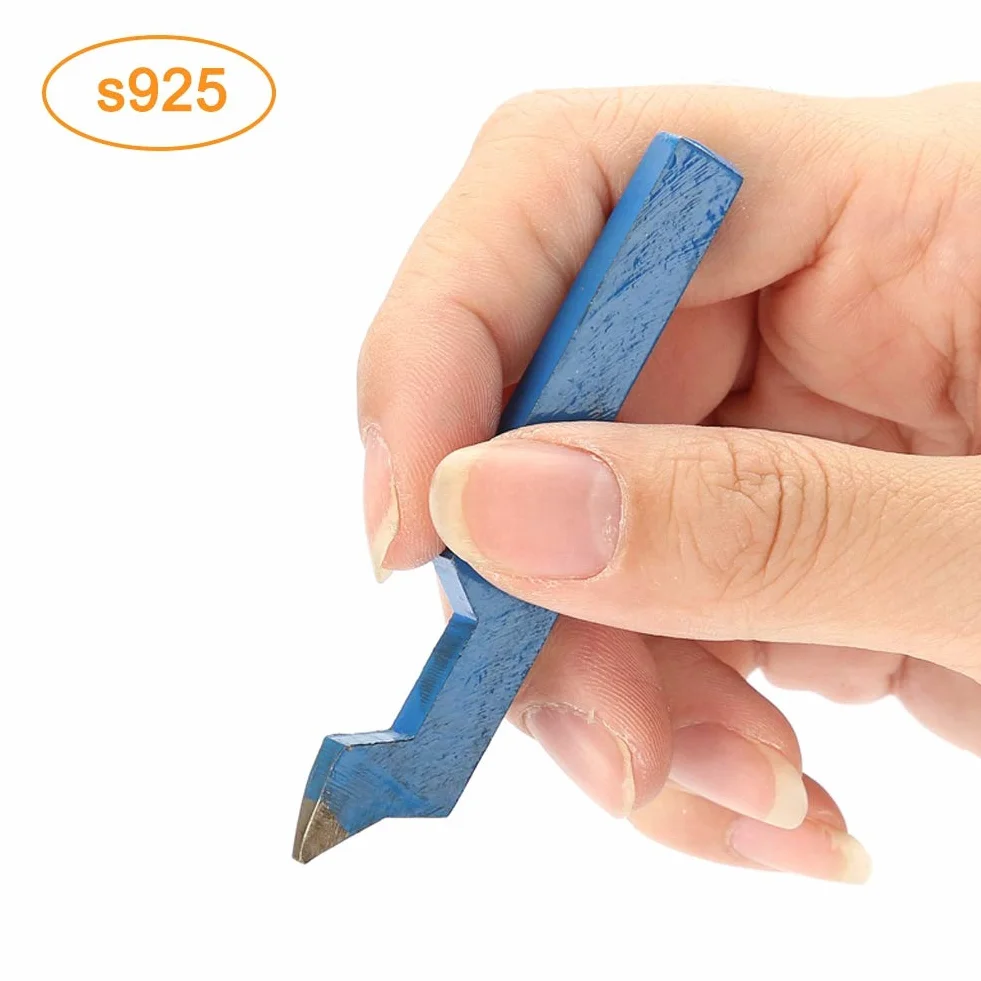 Dioche Timbro 925 Marcatura Stampo per Punzoni per Gioielli Curvo in Acciaio - Strumento Professionale per Marcatura di Gioielli per Anelli e Braccialetti - Acciaio Resistente Alla Ruggine di Alta