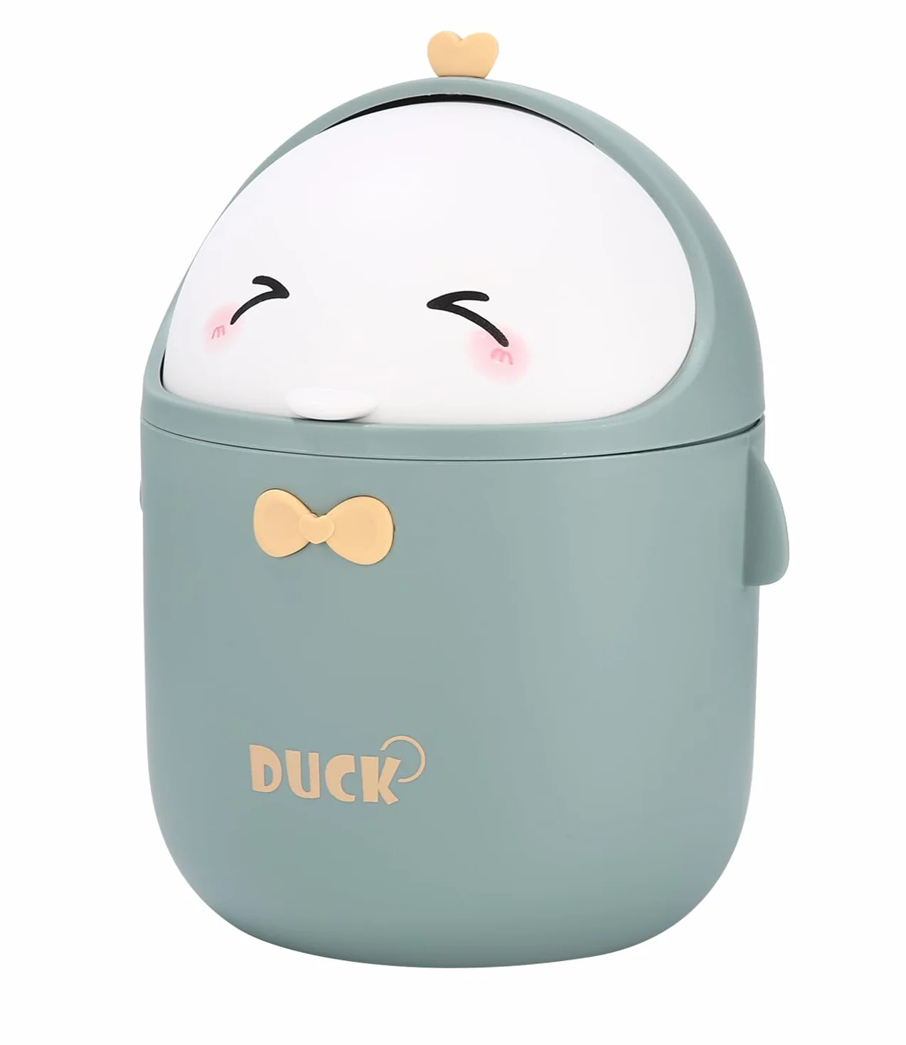 Cestino Spazzatura Piccolo, mini pattumiera da tavolo, Mini Piccola Pattumiera con Coperchio, Simpatico Cestino da Scrivania, Pattumiera Cucina, Cestino Ufficio, in Stile Cartone Animato Trash Can
