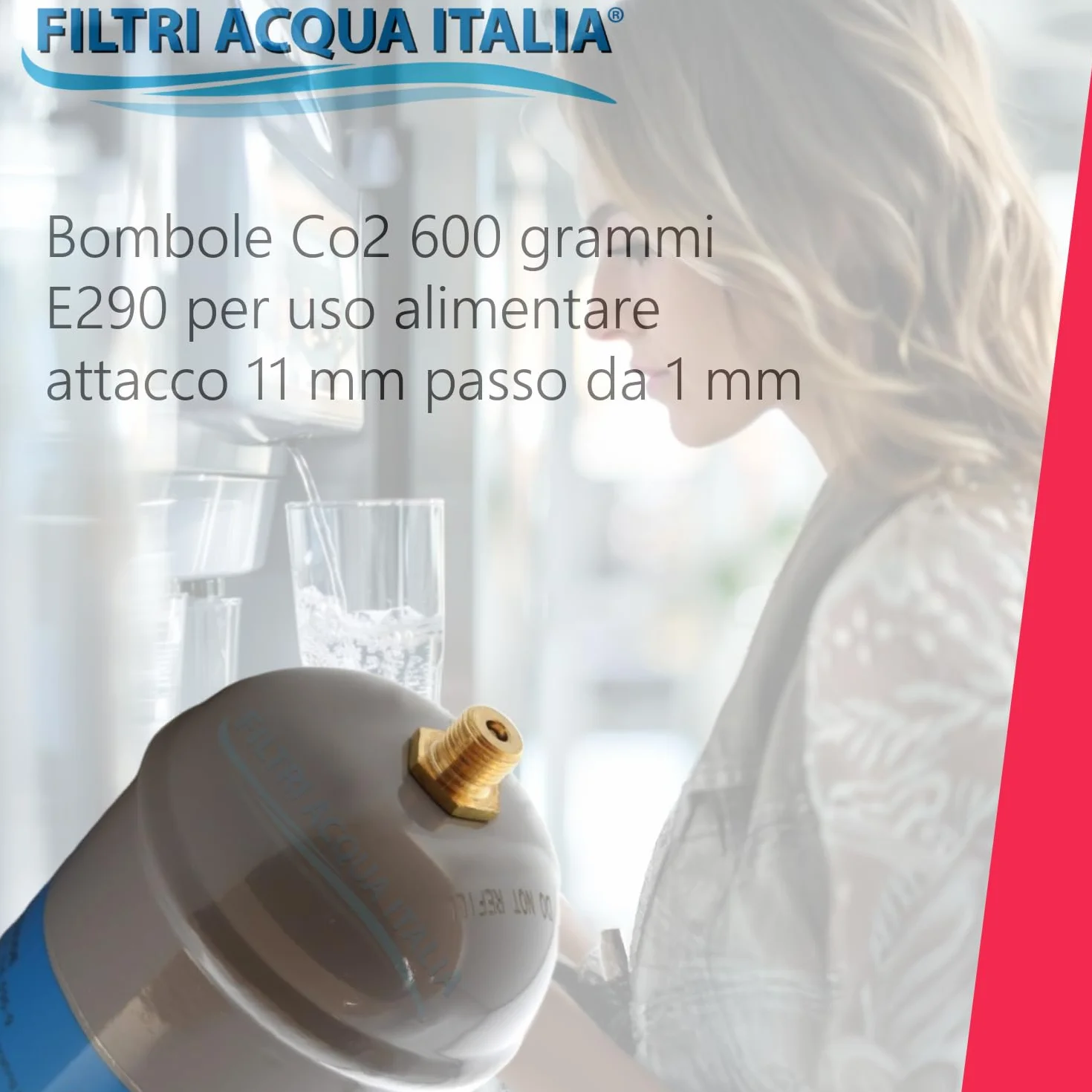 Bombole CO2 600 g Usa e Getta do Gazowania Wody i Chłodnic Gwint 11 mm