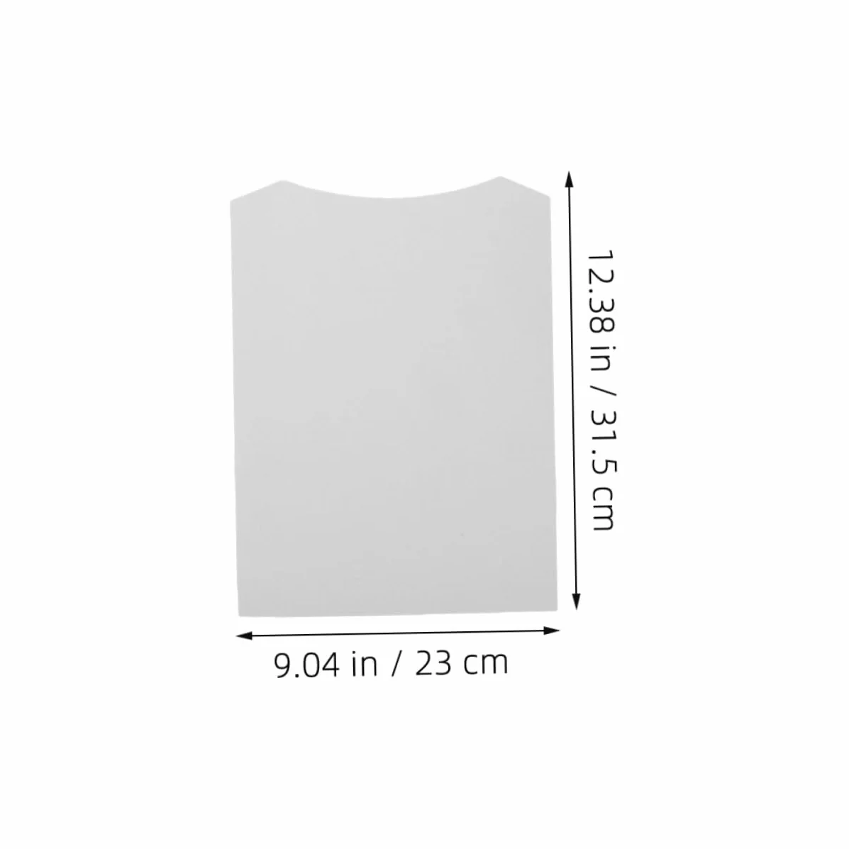 PRETYZOOM 100 Pezzi Inserti per Magliette Bianche Forme Pieghevoli per Imballaggio e Organizzazione Abbigliamento Supporto Antirughe per T Shirt Camicie e Maglioni