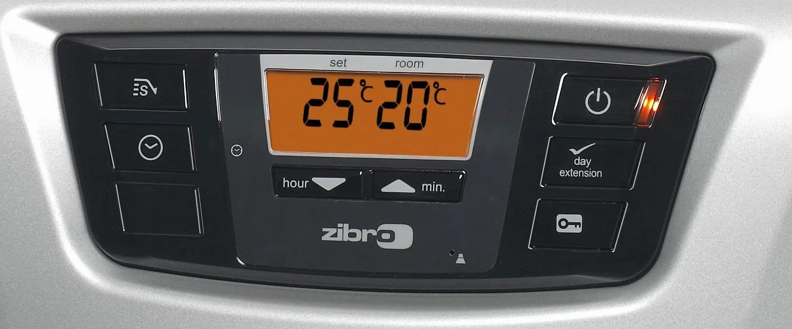Zibro Lc 135 Stufa a Combustibile Elettronica 3500 W Argento Classe A Ricondizionato