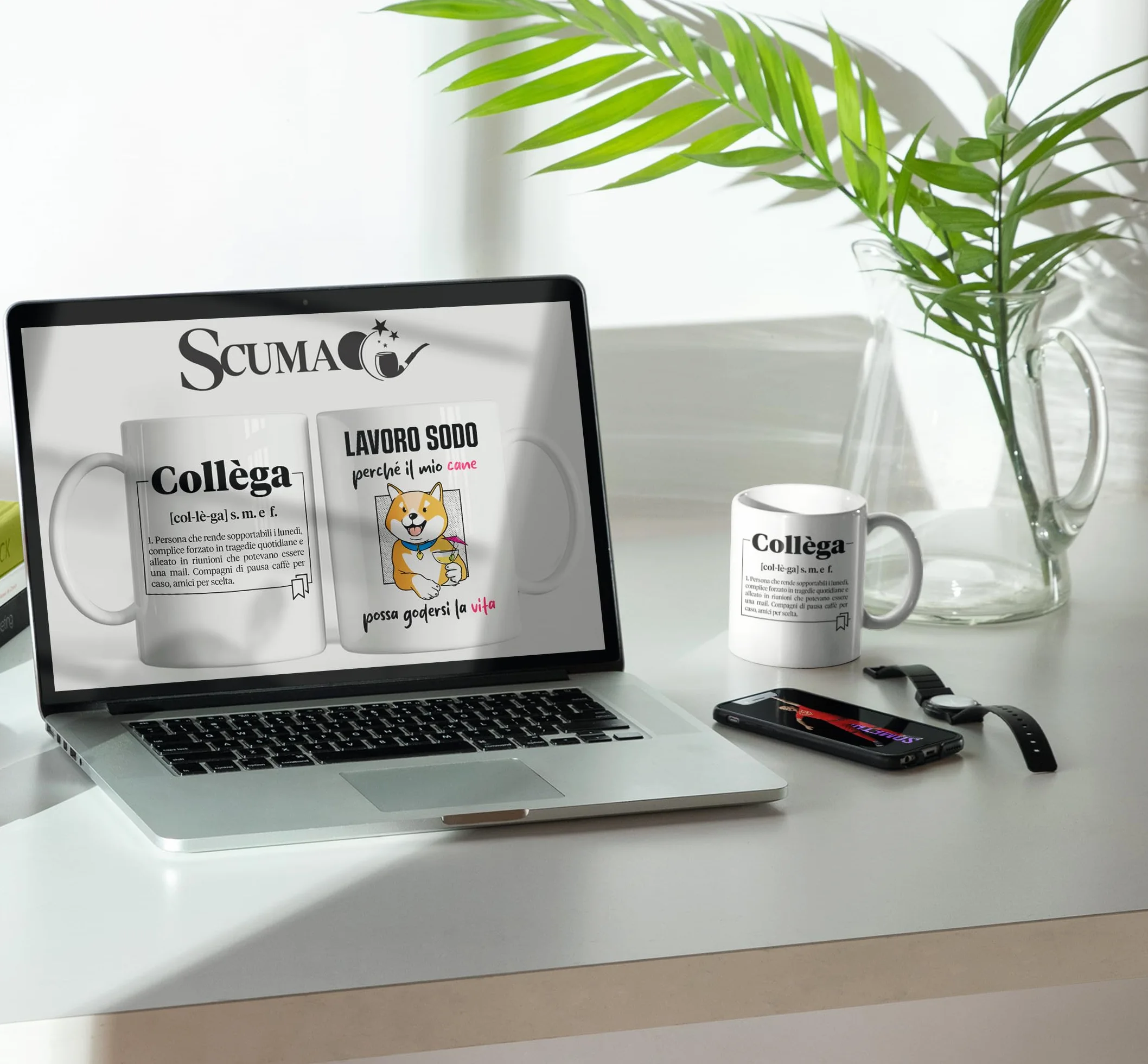 Tazza Collega Secret Santa Ufficio Gadget Simpatici Frasi Motivazionali Divertenti Regalo Collega