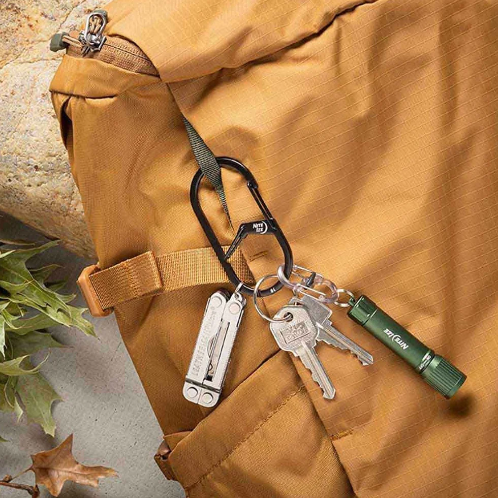 Nite IZE G-Series Dual Chamber Carabiner Moschettone