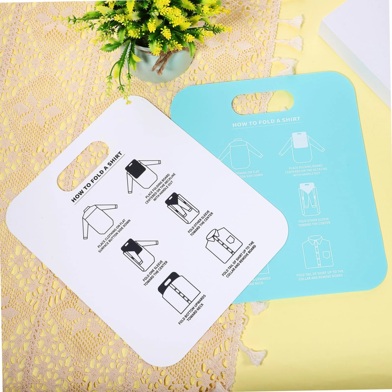Cartella per Magliette e Tavole Pieghevoli per Abbigliamento Adulto, Set da 2 Pezzi, Design Pratico per Piegatura Uniforme, Portatile e Facile da Usare, per Organizzare Guardaroba