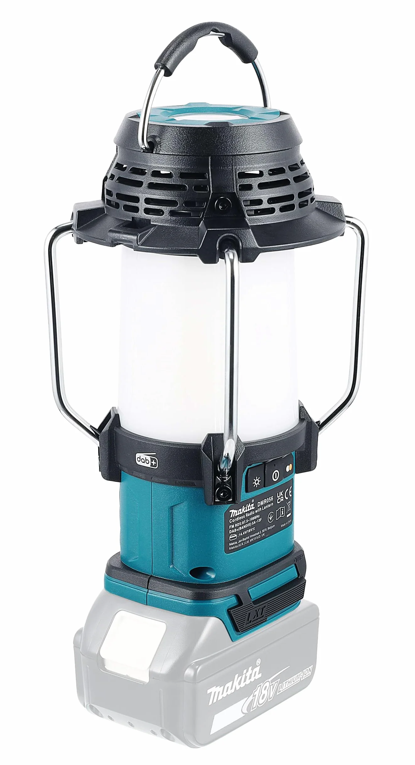 Makita DMR056 Radio portable Analogique et numérique Noir, Bleu