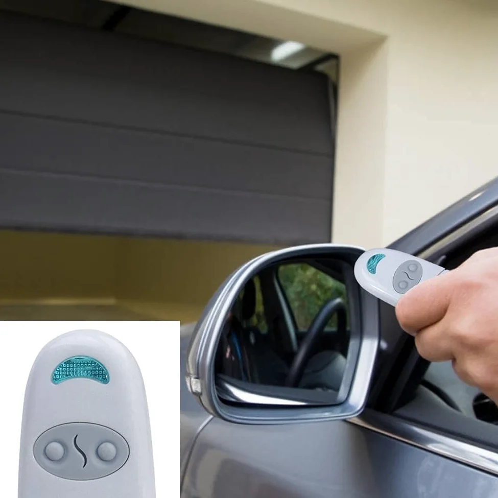 Telecomando per Porta del Garage, Telecomando per Apriporta del Garage, Trasmettitore Portachiavi Portatile, 433,92 MHz,Garage Door Remote Control per TOP 432NA/432EE/432 EV/432 M