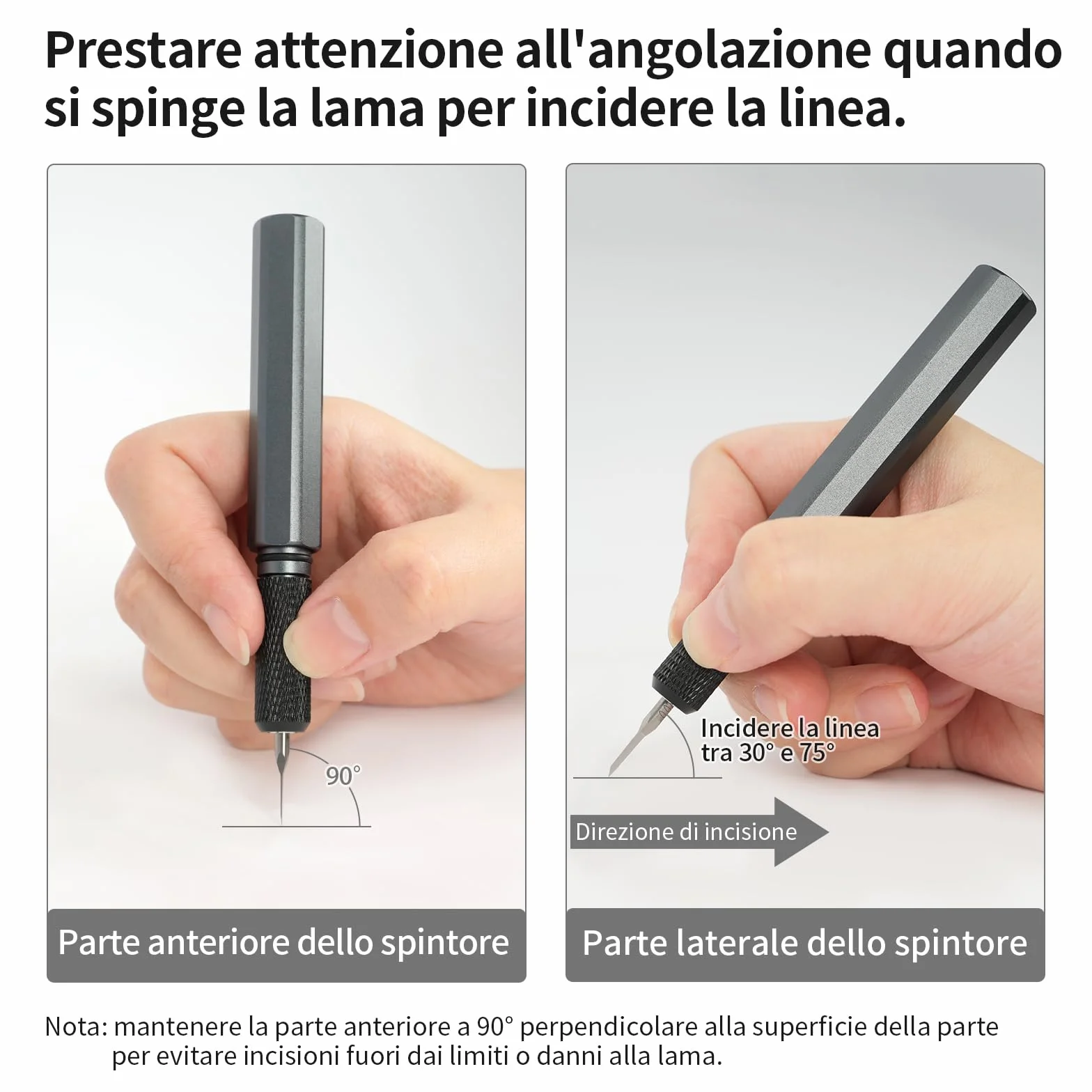 Model Scriber, Line Scriber con lame in acciaio al tungsteno, strumento per tracciare modelli per hobby di modellismo, modelli in plastica, linee incise intagliate in resina GK (0,1 MM)