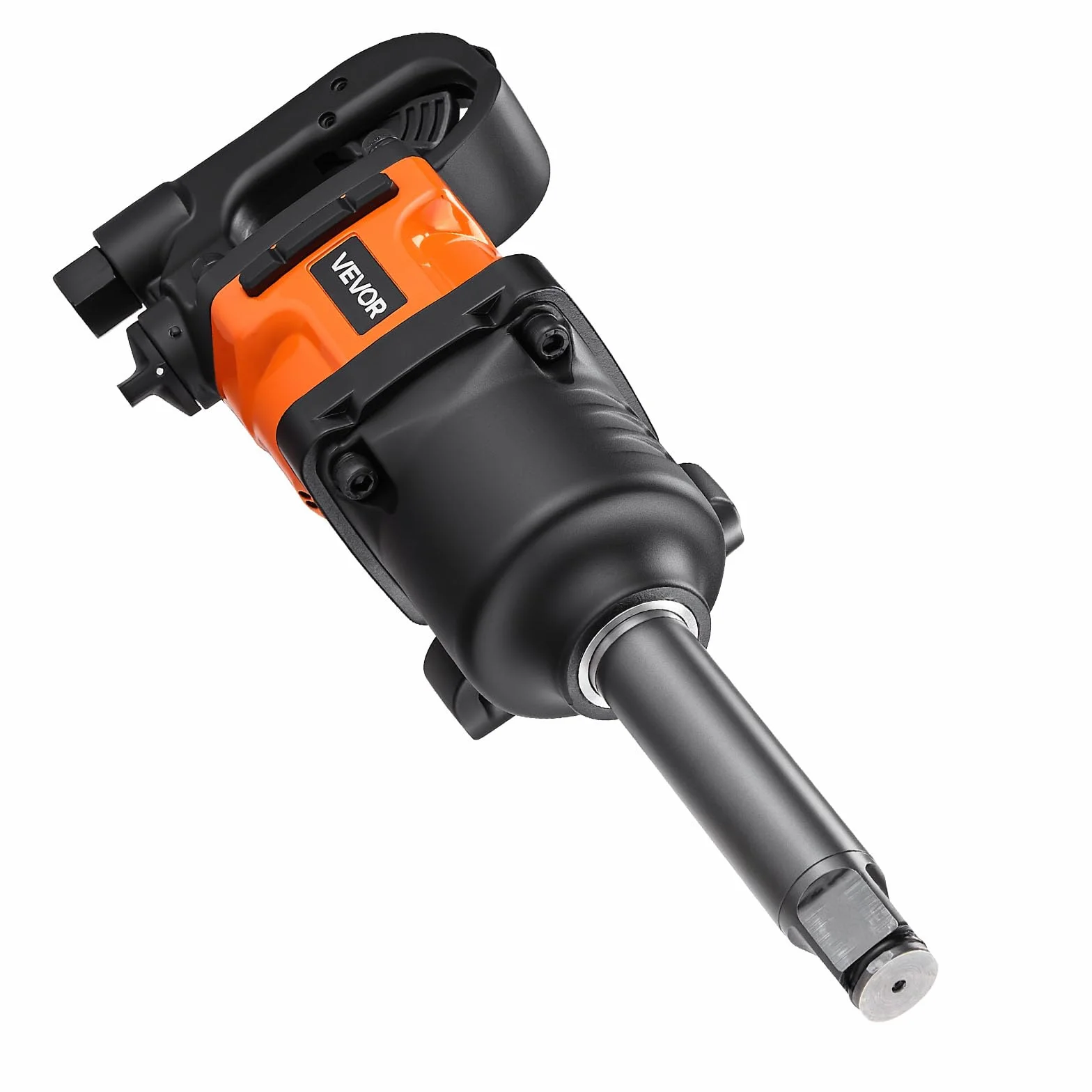 VEVOR Avvitatore Pneumatico a Impulsi da 25,4 mm, Coppia di Serraggio Dadi Fino a 2400 Nm, Chiave Pneumatica a 6 Velocità da 6000 giri/min con Incudine Estesa 152,4 mm per Camion Pesanti