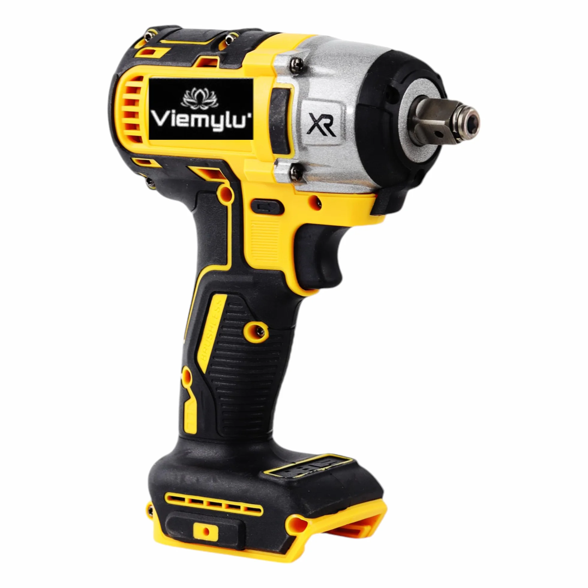 Avvitatore ad Impulsi,2 batterie 3.0ah 24V Brushless 520 Nm Avvitatori a Massa Batteria, Mandrino(1/2")