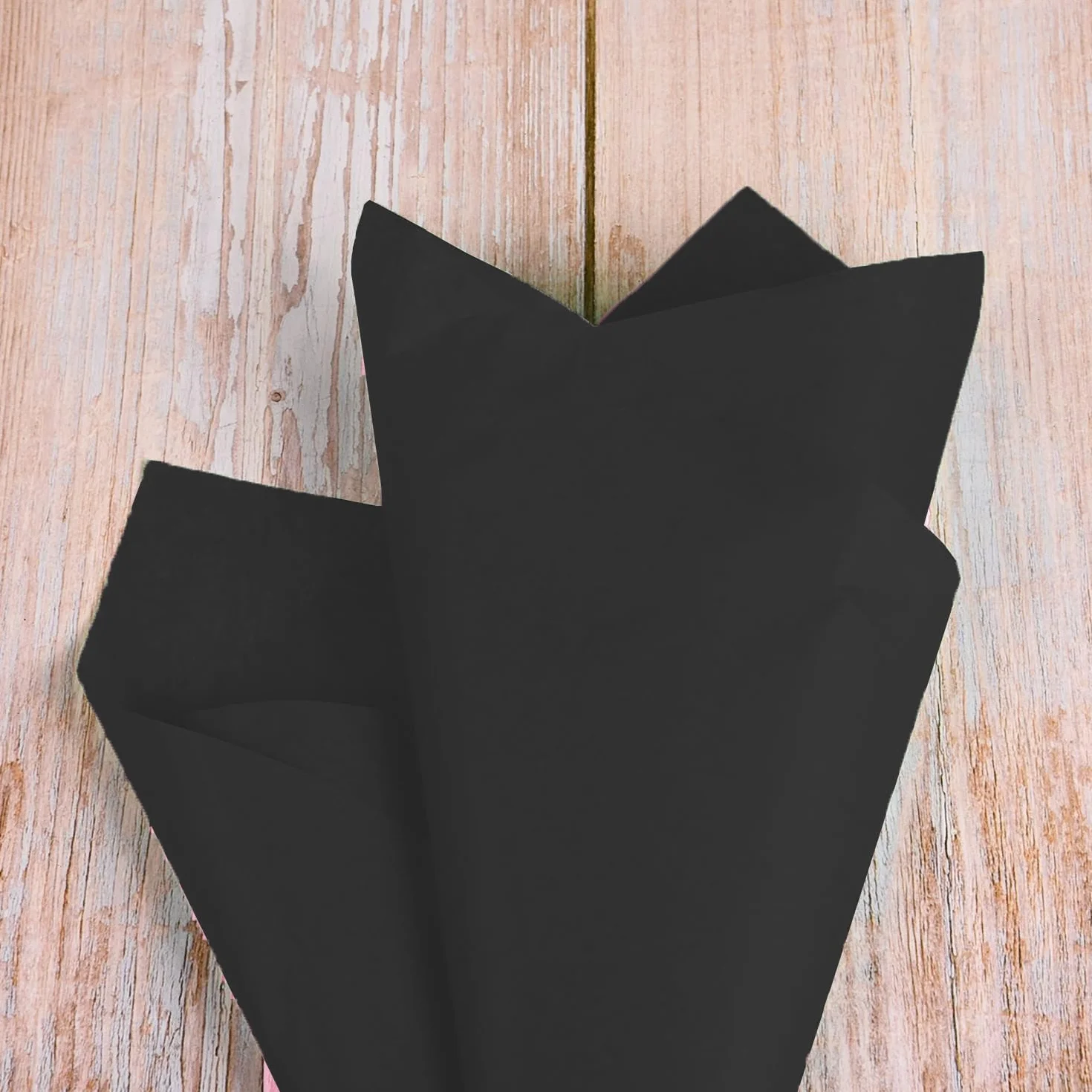Carta velina nera 100 fogli 70 x 50 cm per confezioni regalo