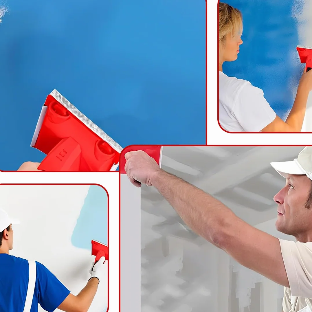 GXGM 1 PCS 5 Pollici Pennelli per angoli, Paint Edger Paint Pad, Utensili per Il Taglio di Paint Edger Multiuso