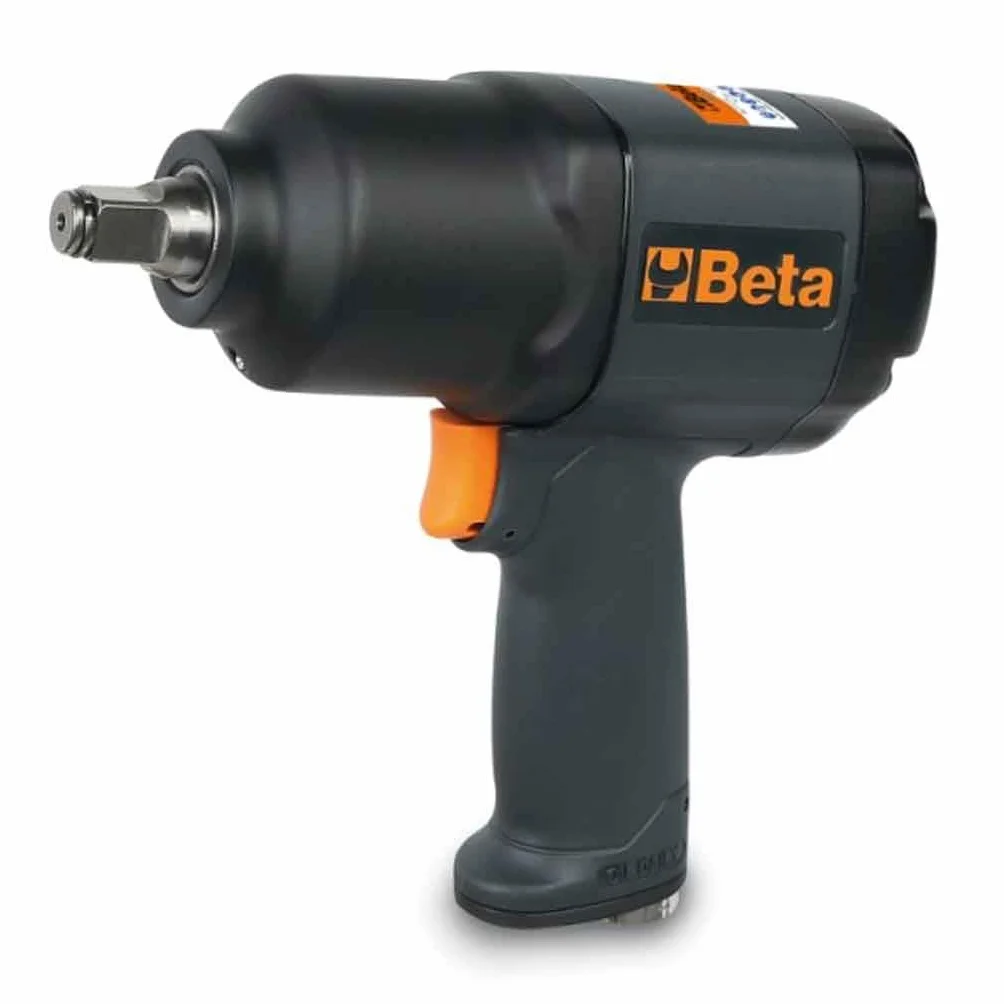 Beta 1927C - Avvitatore reversibile in materiale composito, doppio martello, leggero e bilanciato, 3 livelli di potenza, comando a leva, scarico aria impugnatura